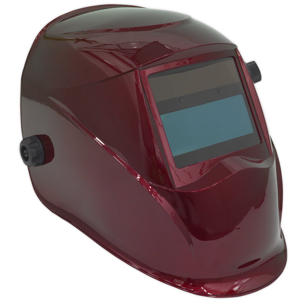 Welding Helmet Auto Darkening Shade 9-13 - Red