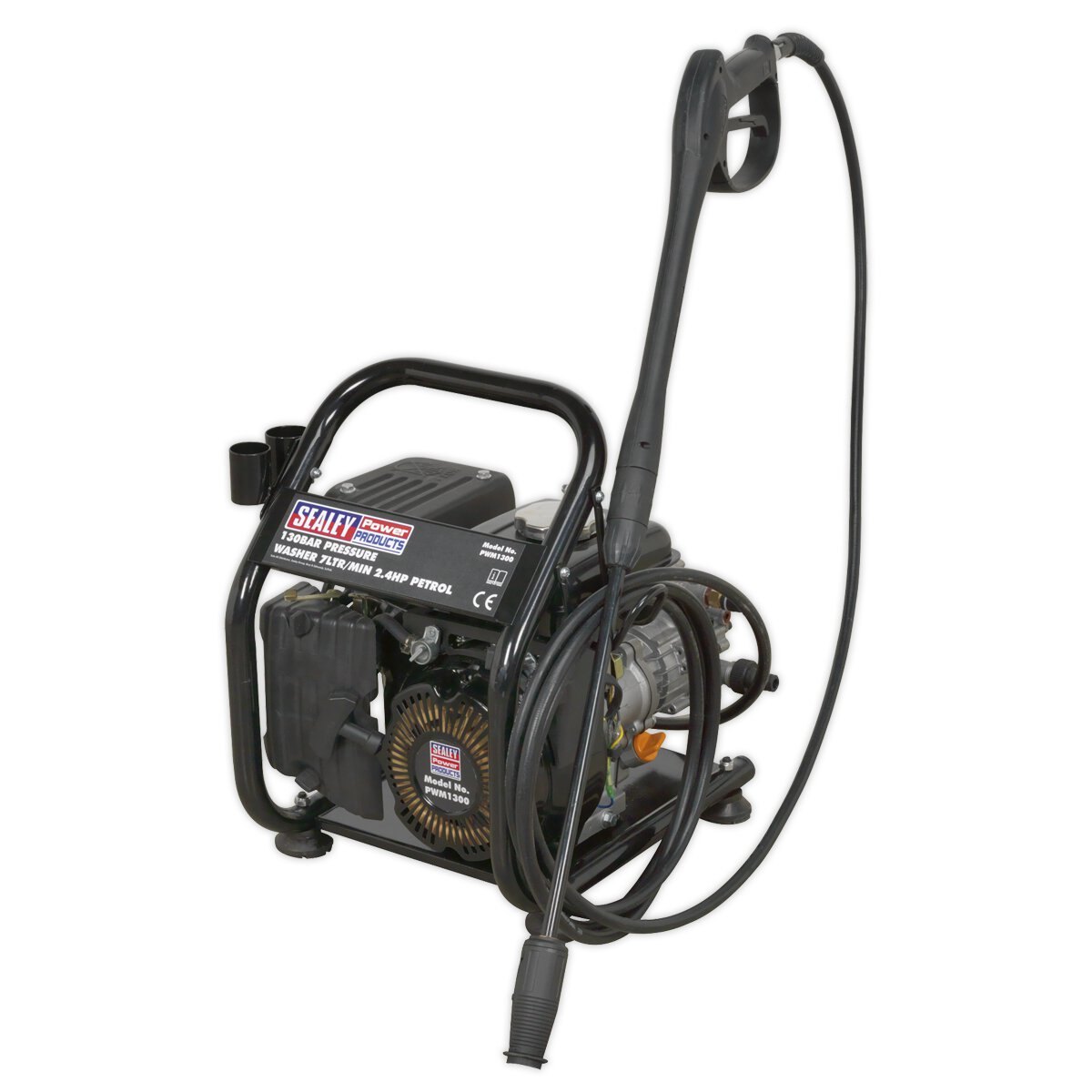 Pressure Washer 130bar 420L/hr 2.4hp Petrol