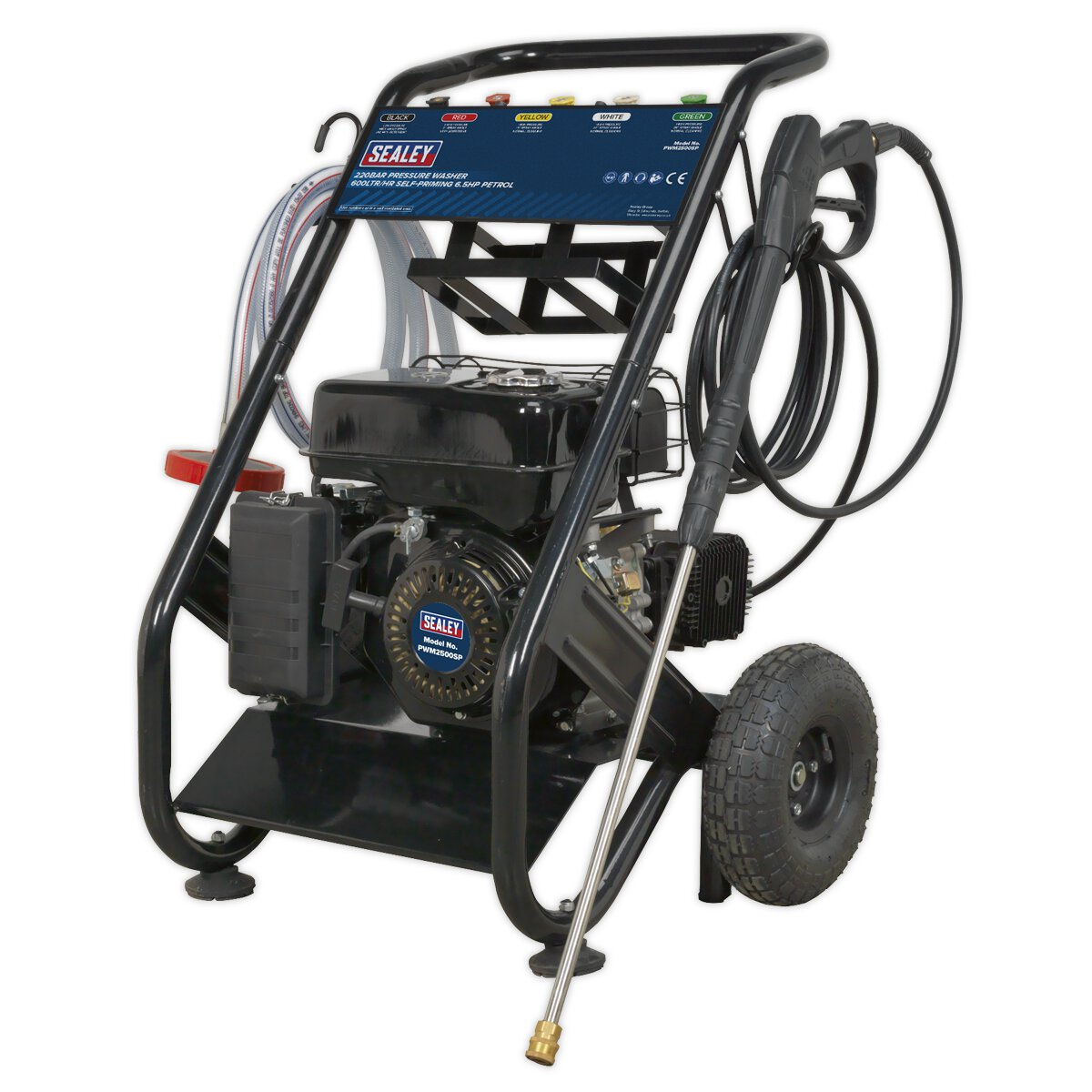 Pressure Washer 220bar 540L/hr Self-Priming 6.5hp Petrol