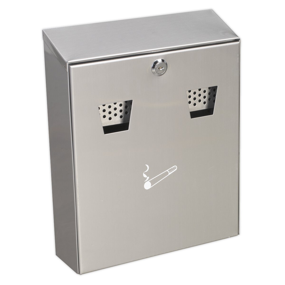 Cigarette Bin Wall Mounting Stainless Steel