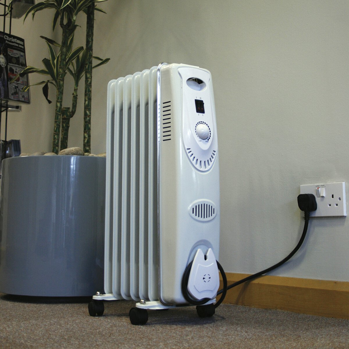 Oil Filled Radiator 1500W/230V 7 Element