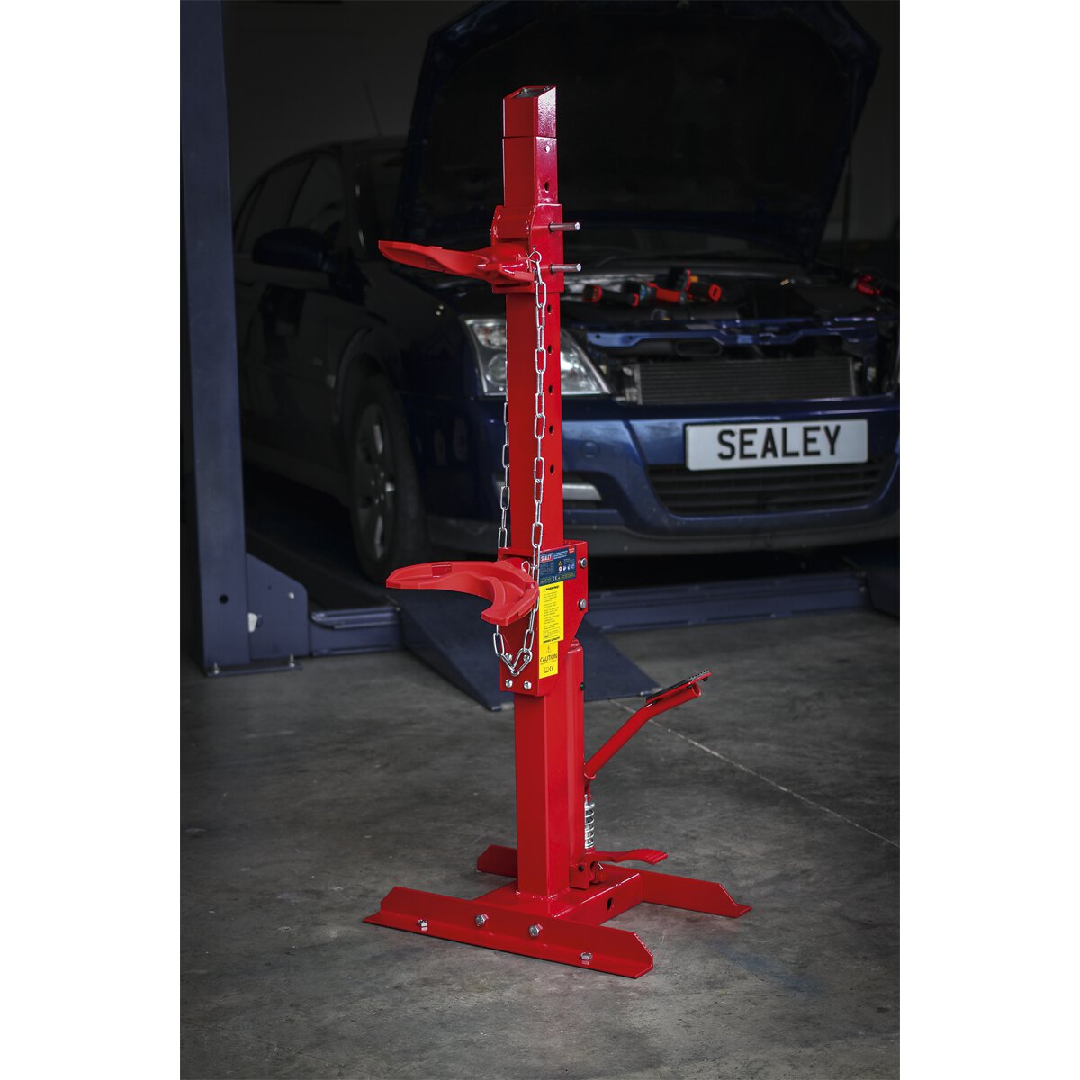 Coil Spring Compressing Station with Gauge Hydraulic 2000kg Capacity