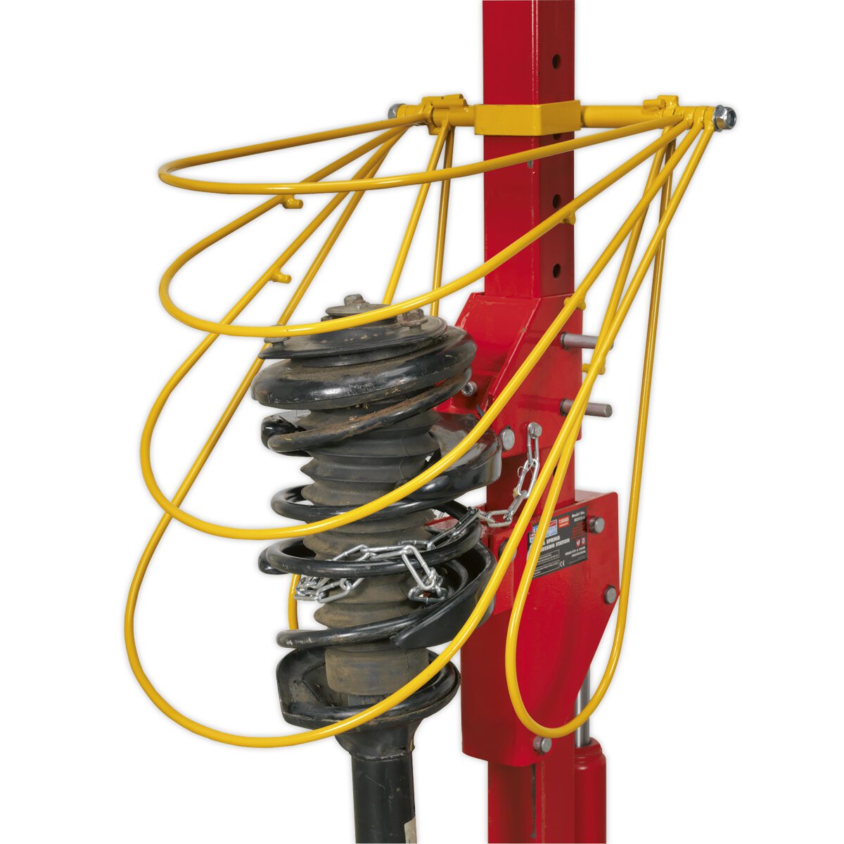 Coil Spring Compressor Restraint System
