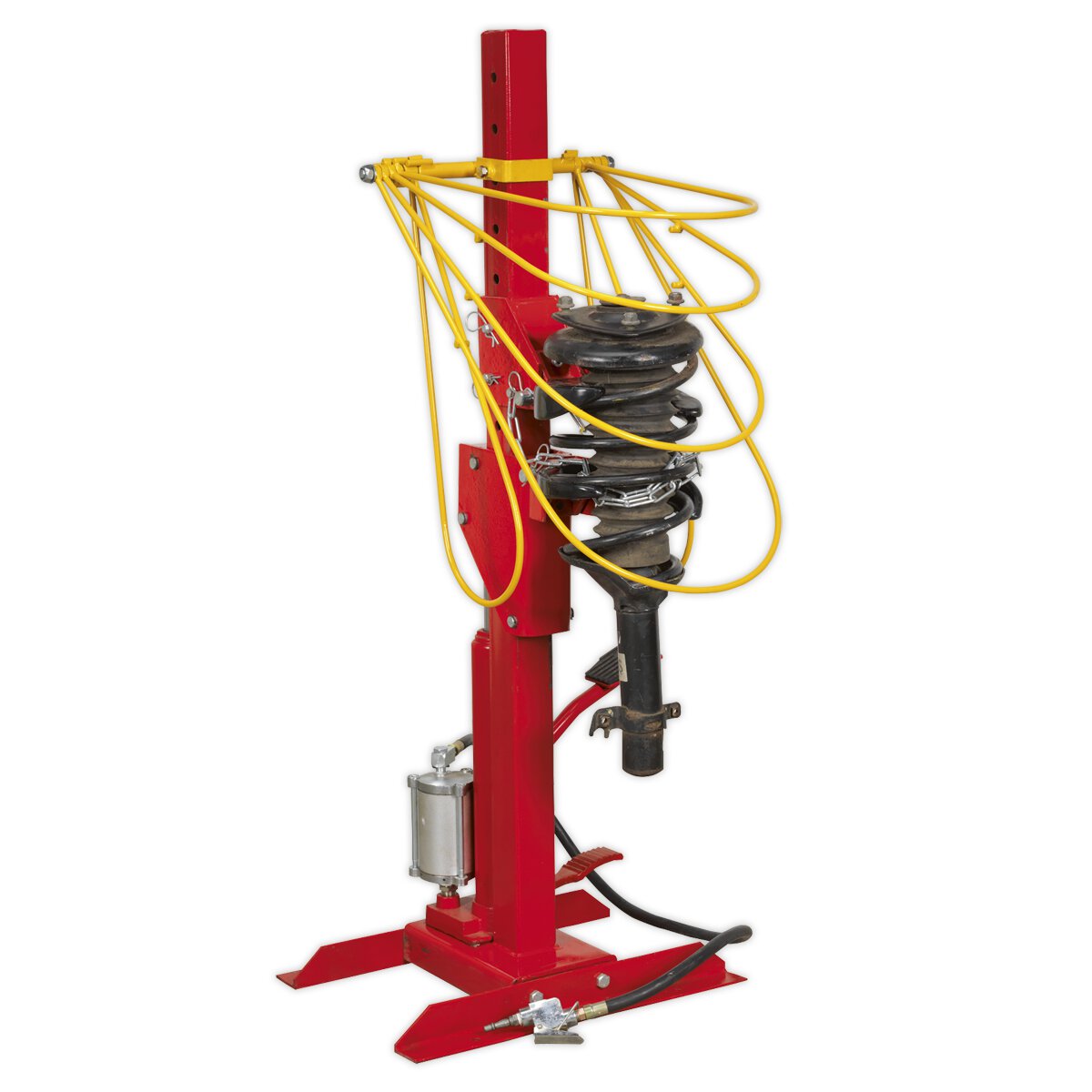 Coil Spring Compressor Restraint System