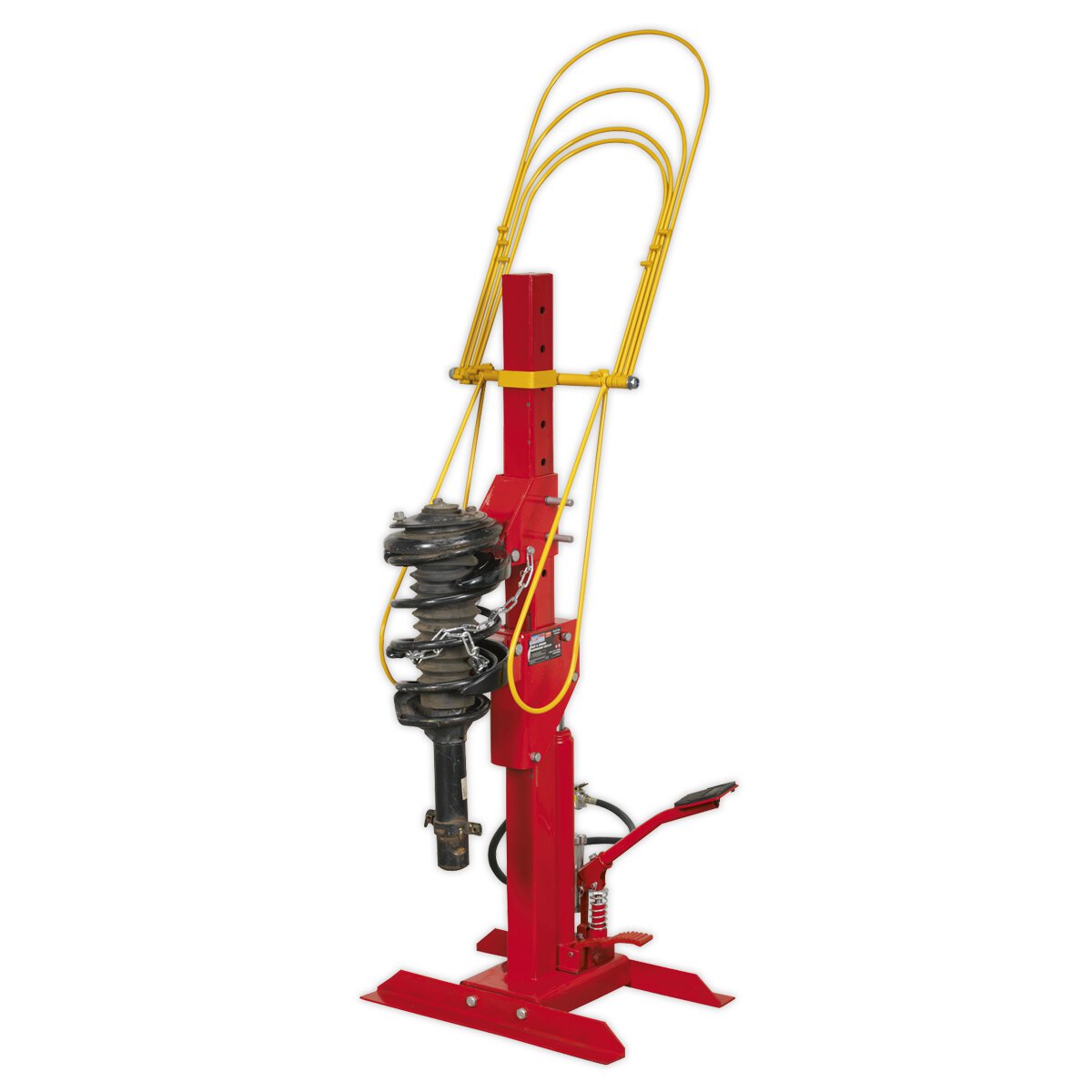 Coil Spring Compressor Restraint System