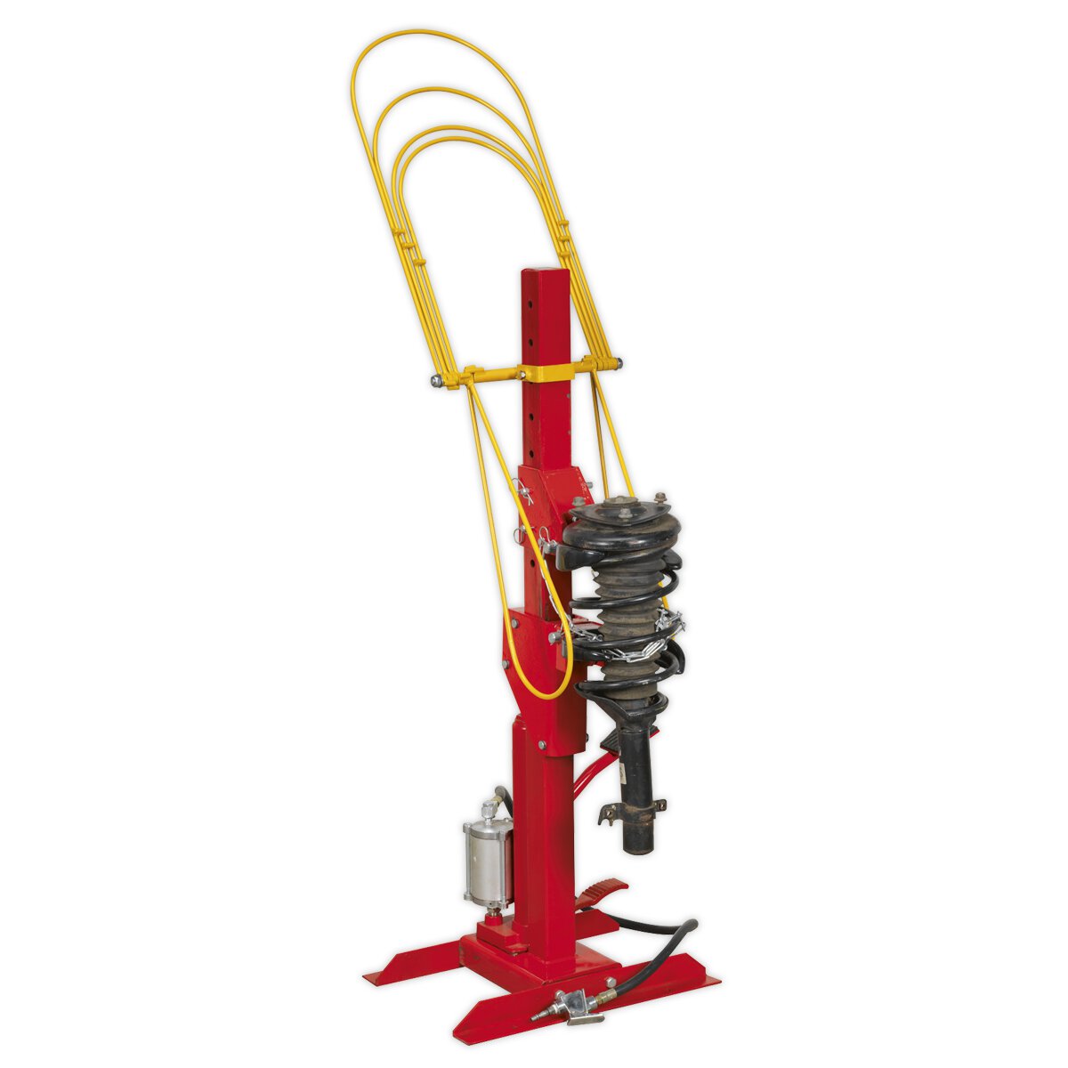 Coil Spring Compressor Restraint System