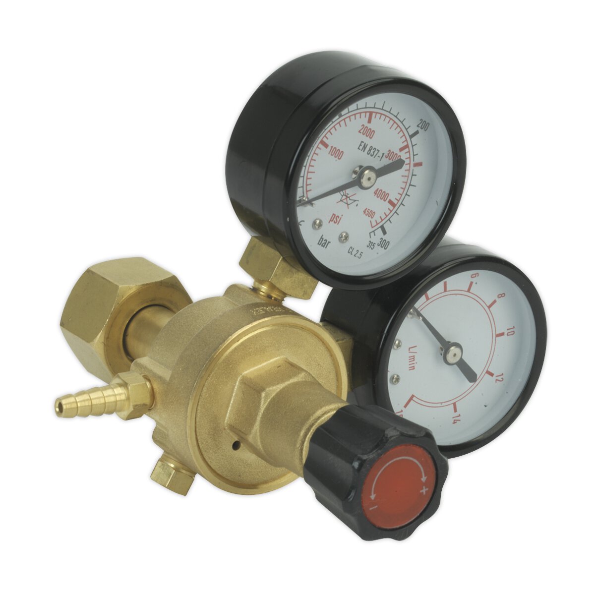 MIG Gas Regulator 2 Gauge Industrial