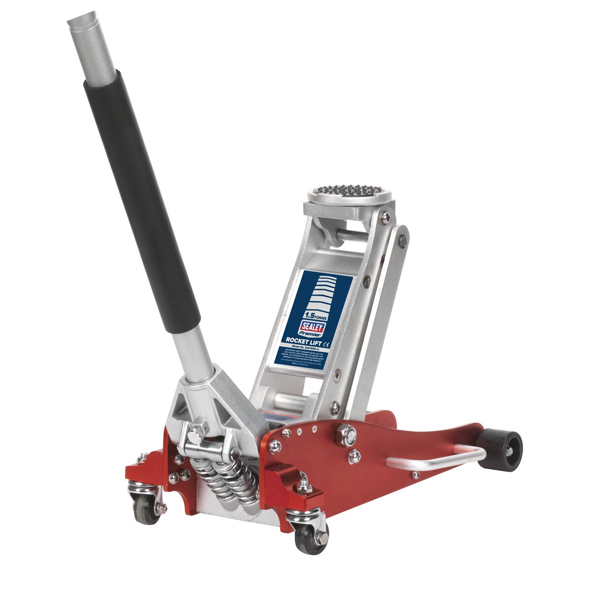 Trolley Jack 1.5tonne Low Entry Aluminium Rocket Lift