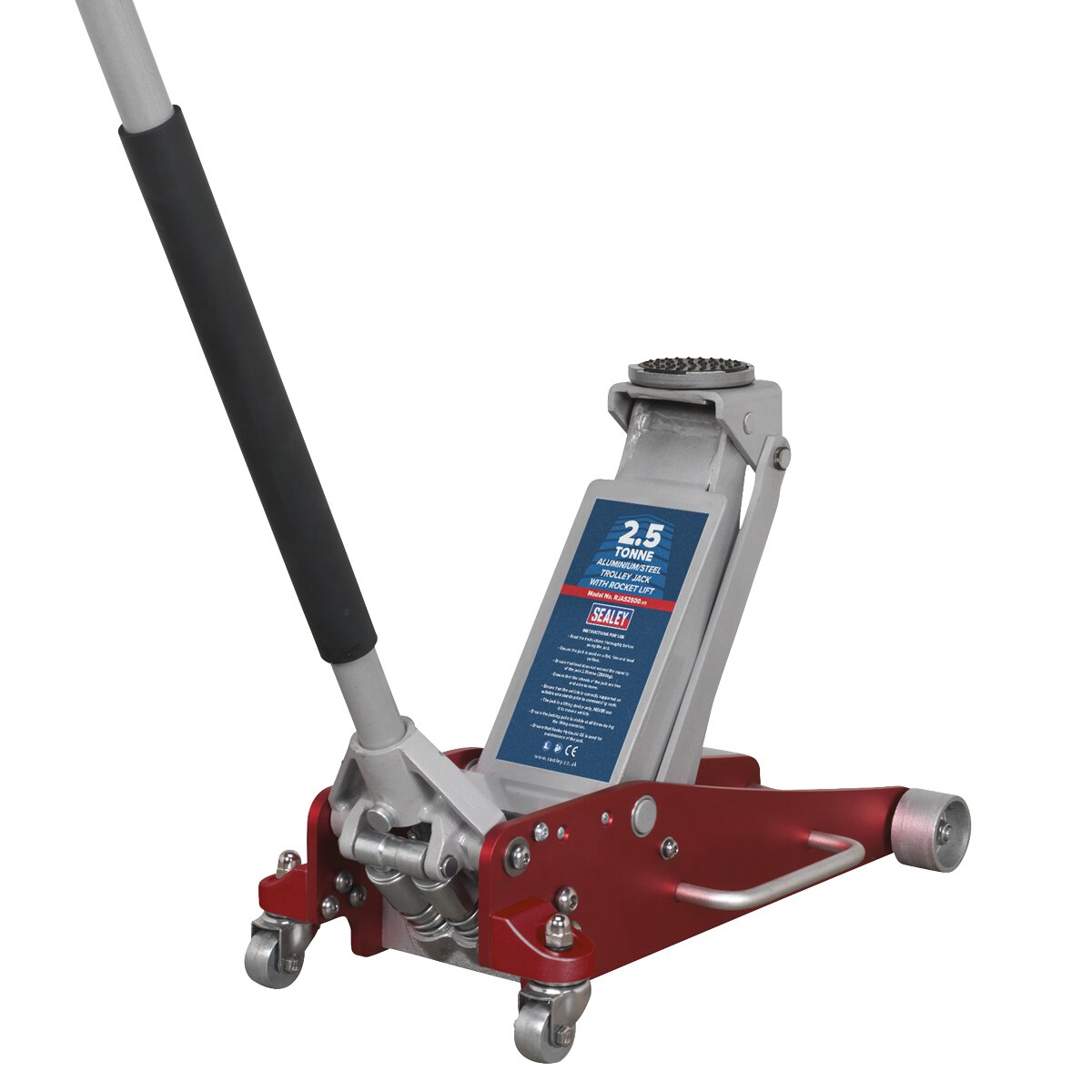 Trolley Jack 2.5tonne Aluminium/Steel Rocket Lift