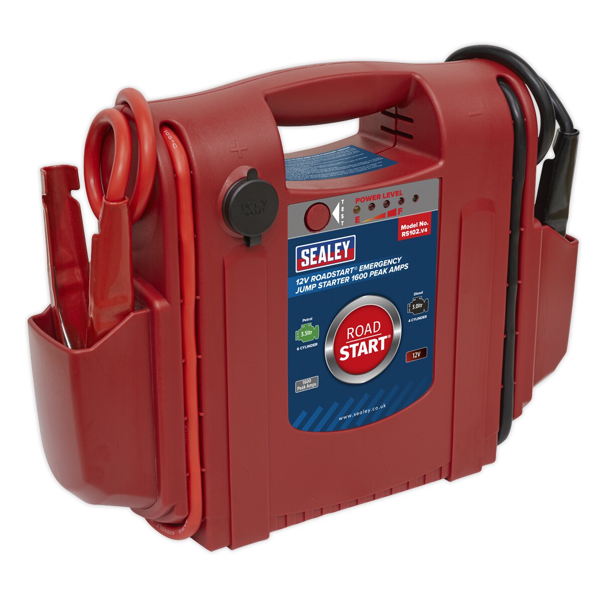 RoadStart® Emergency Jump Starter 12V 1600 Peak Amps