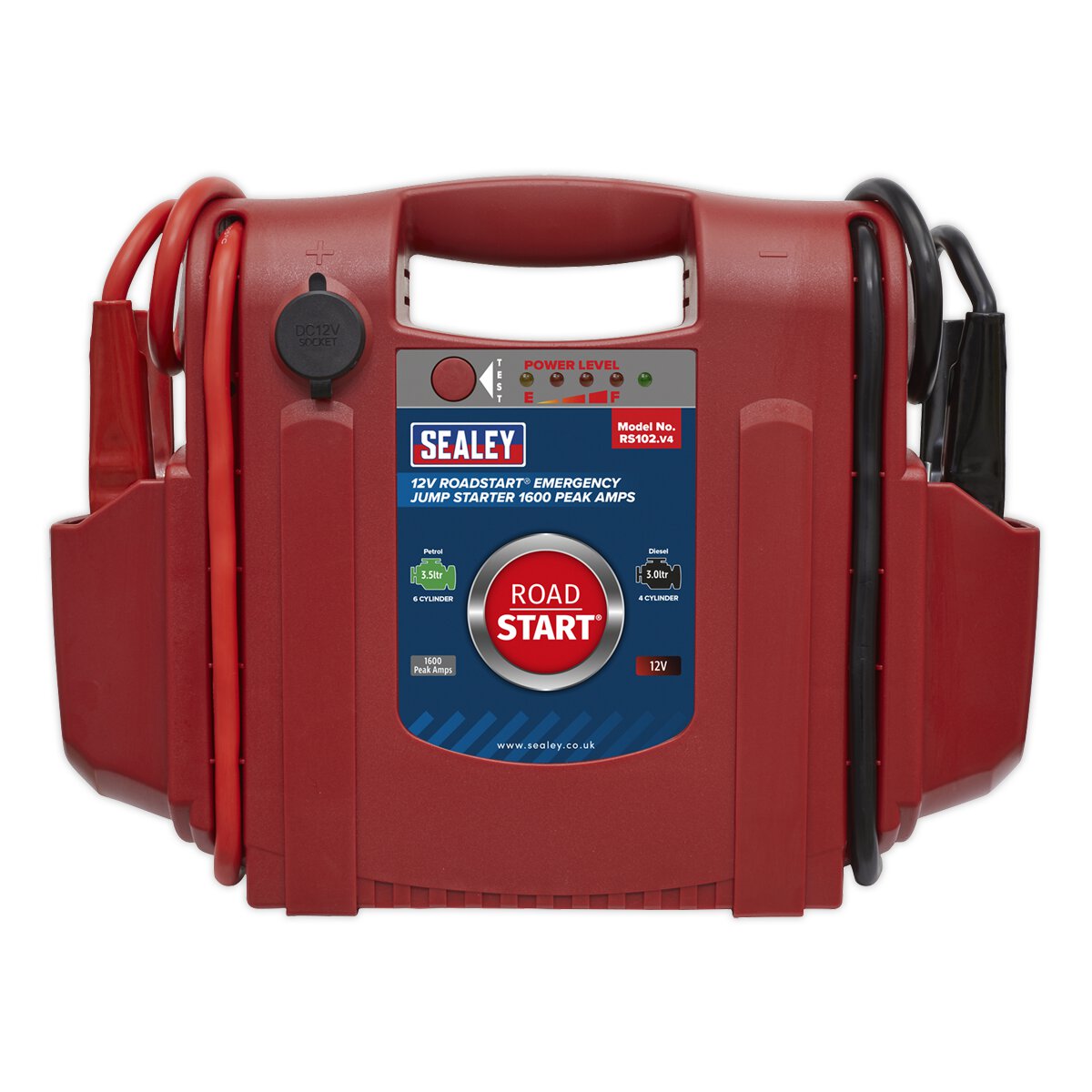 RoadStart® Emergency Jump Starter 12V 1600 Peak Amps