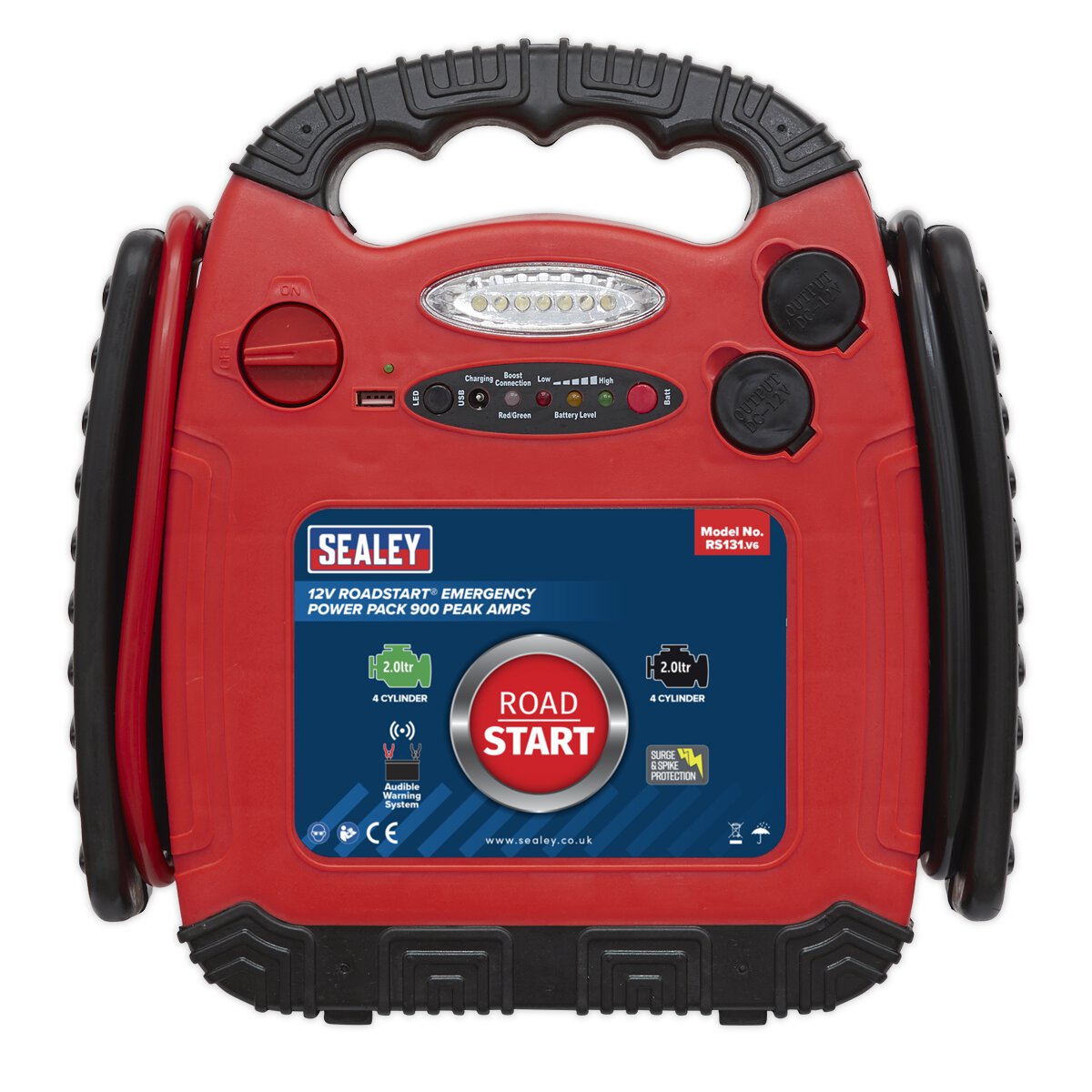 RoadStart® Emergency Power Pack 12V 900 Peak Amps