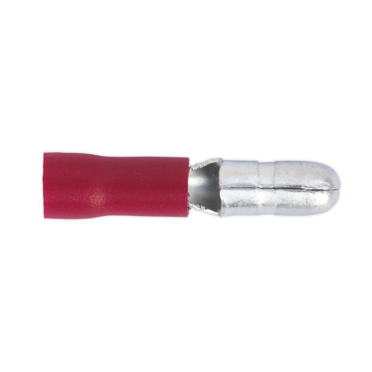 Bullet Terminal Ø4mm Male Red Pack of 100