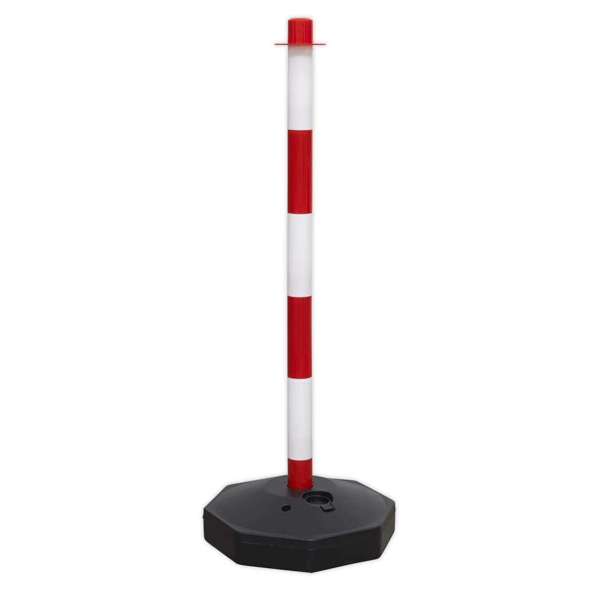 Red/White Post with Base