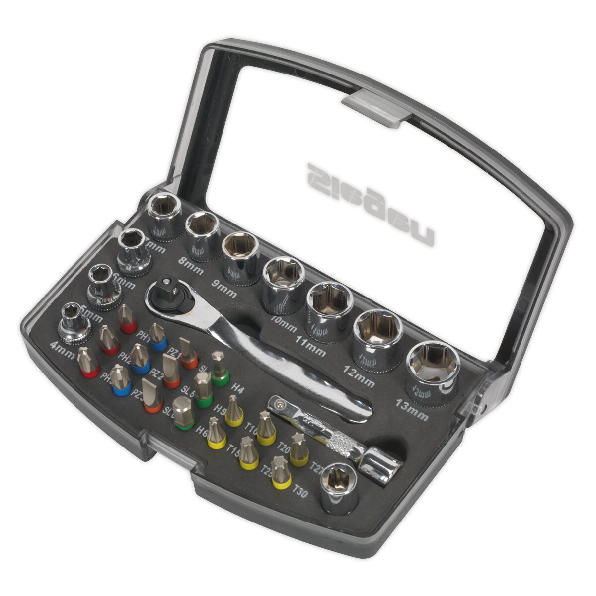 Socket & Bit Set 31pc 1/4"Sq Drive