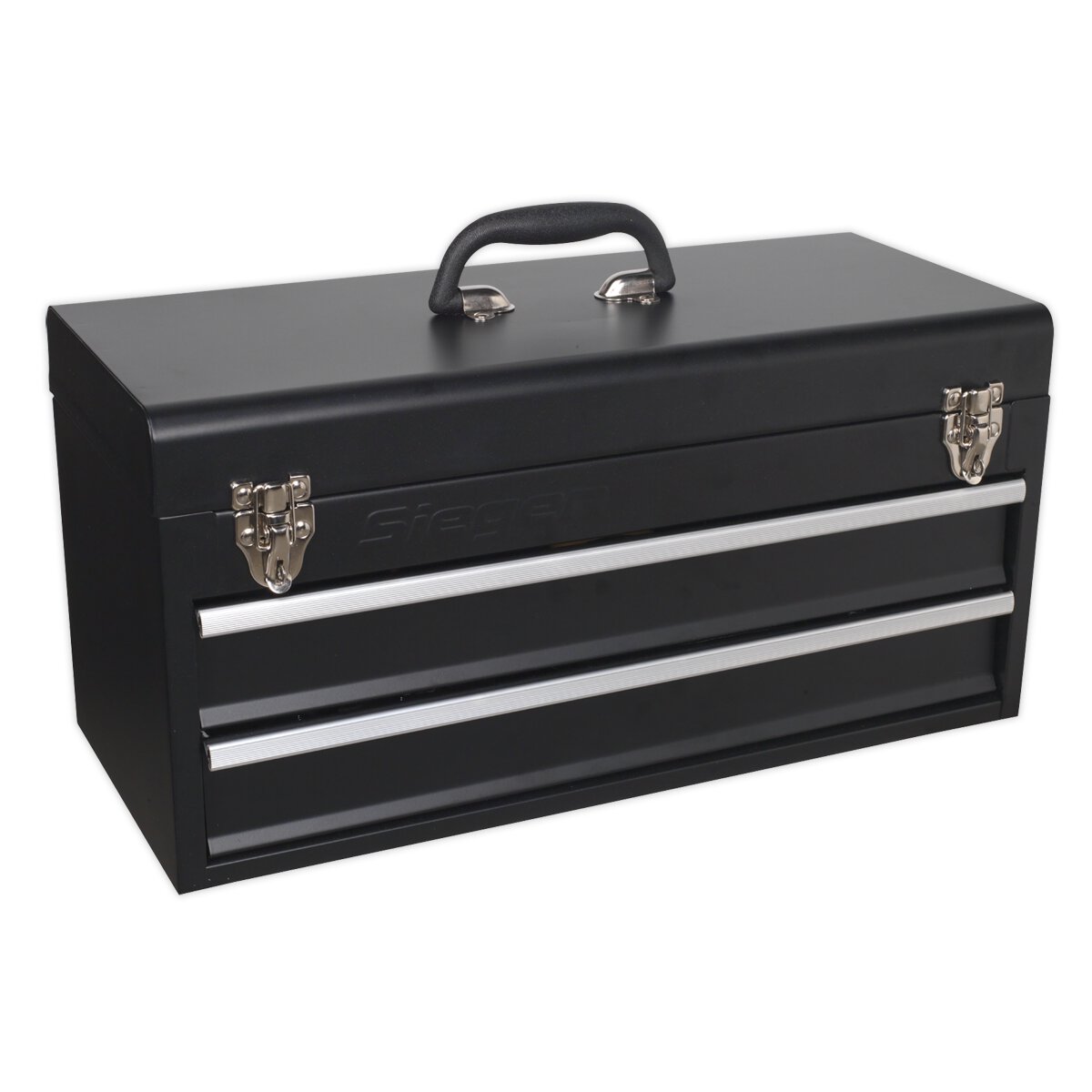 Portable Tool Chest 2 Drawer with 90pc Tool Kit