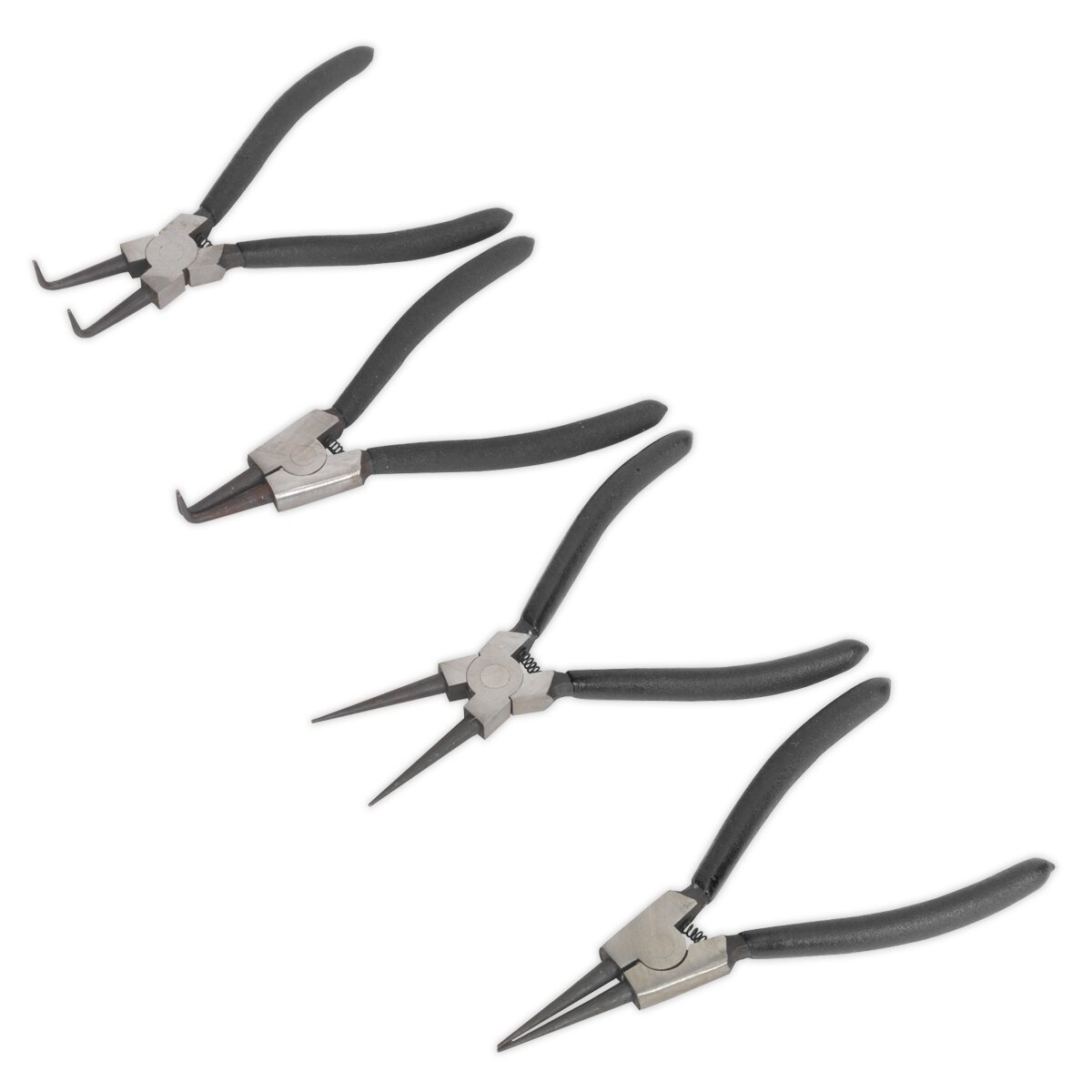Circlip Pliers Set 4pc Internal/External