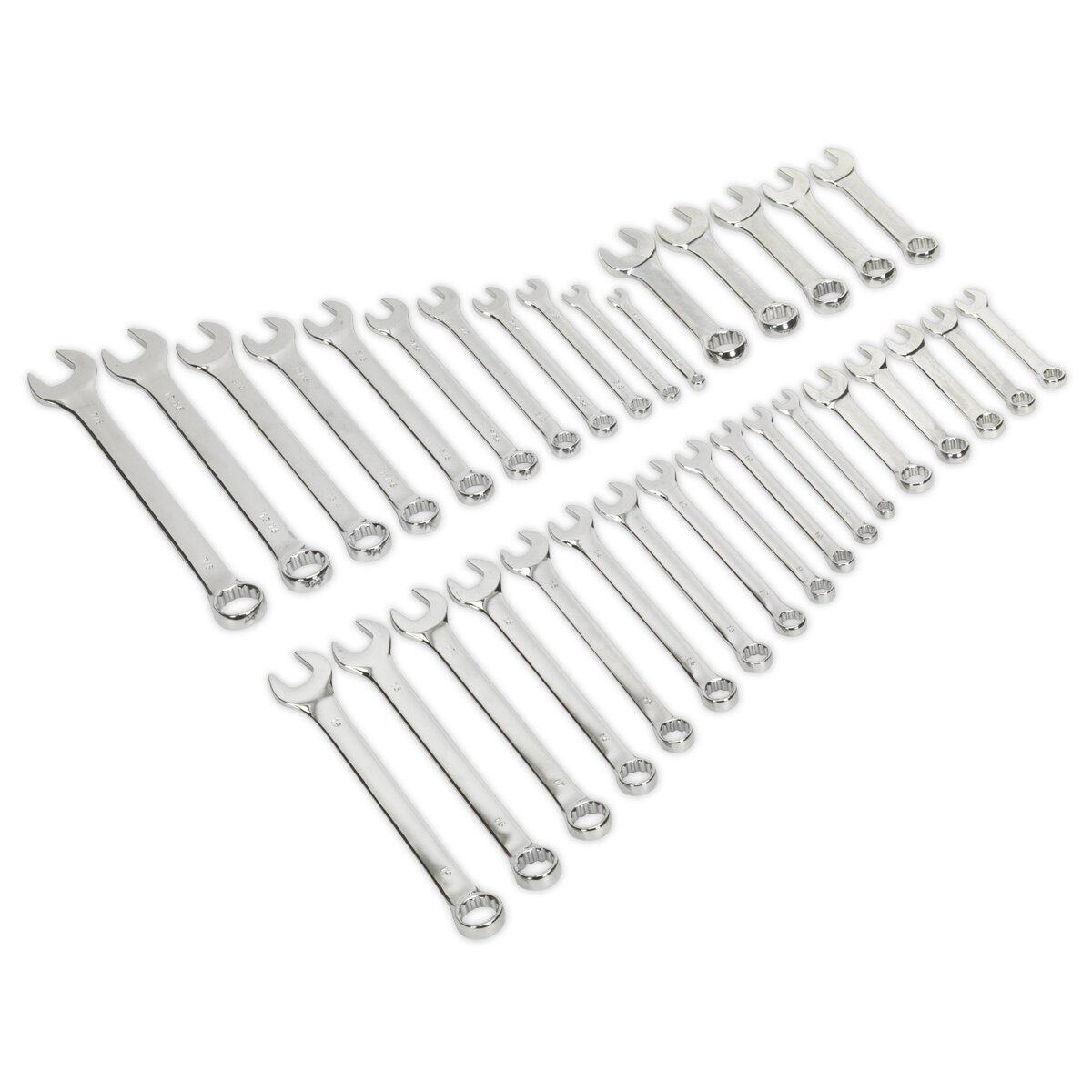 Combination Spanner Set 33pc - Metric/Imperial