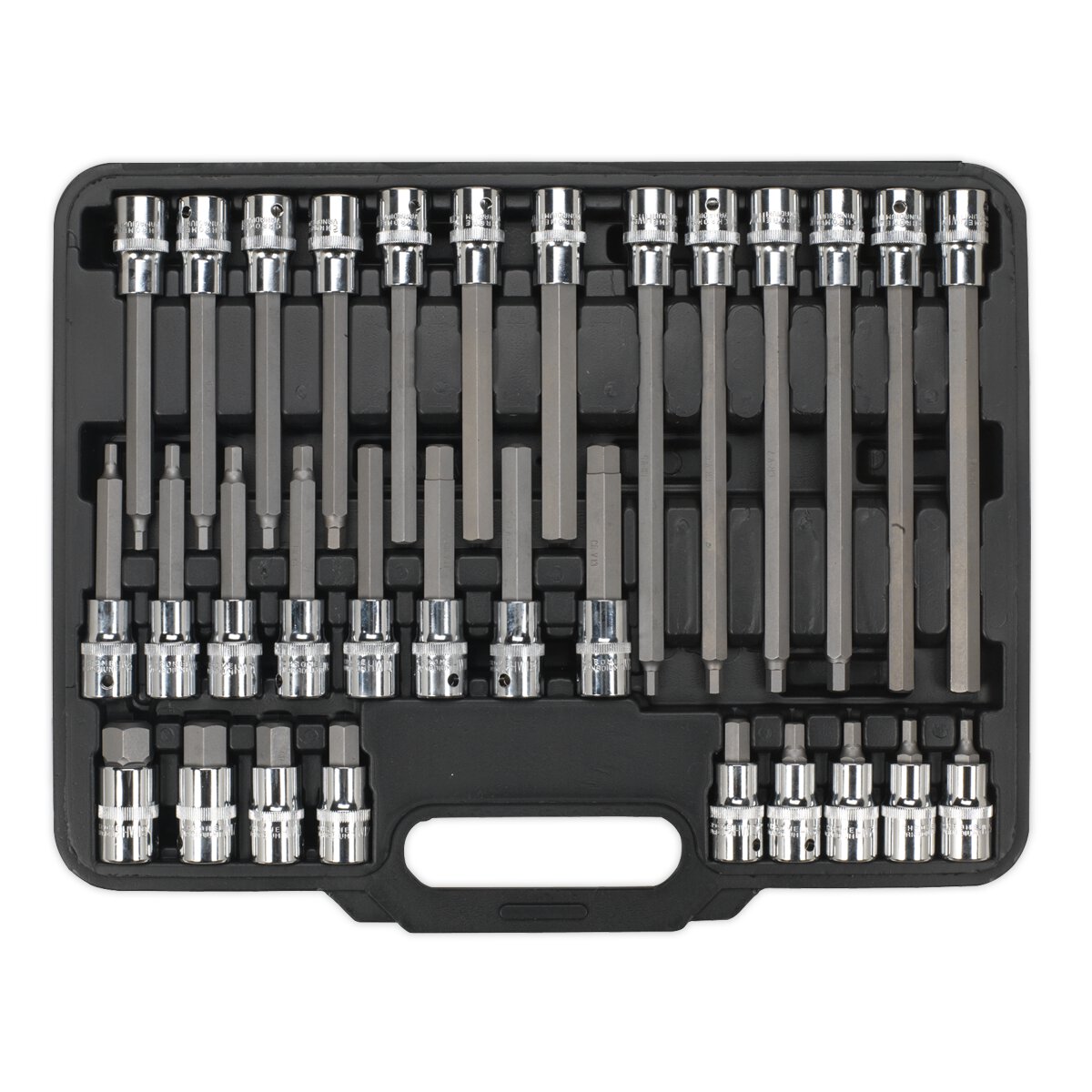 Hex Socket Bit Set 30pc 1/2"Sq Drive