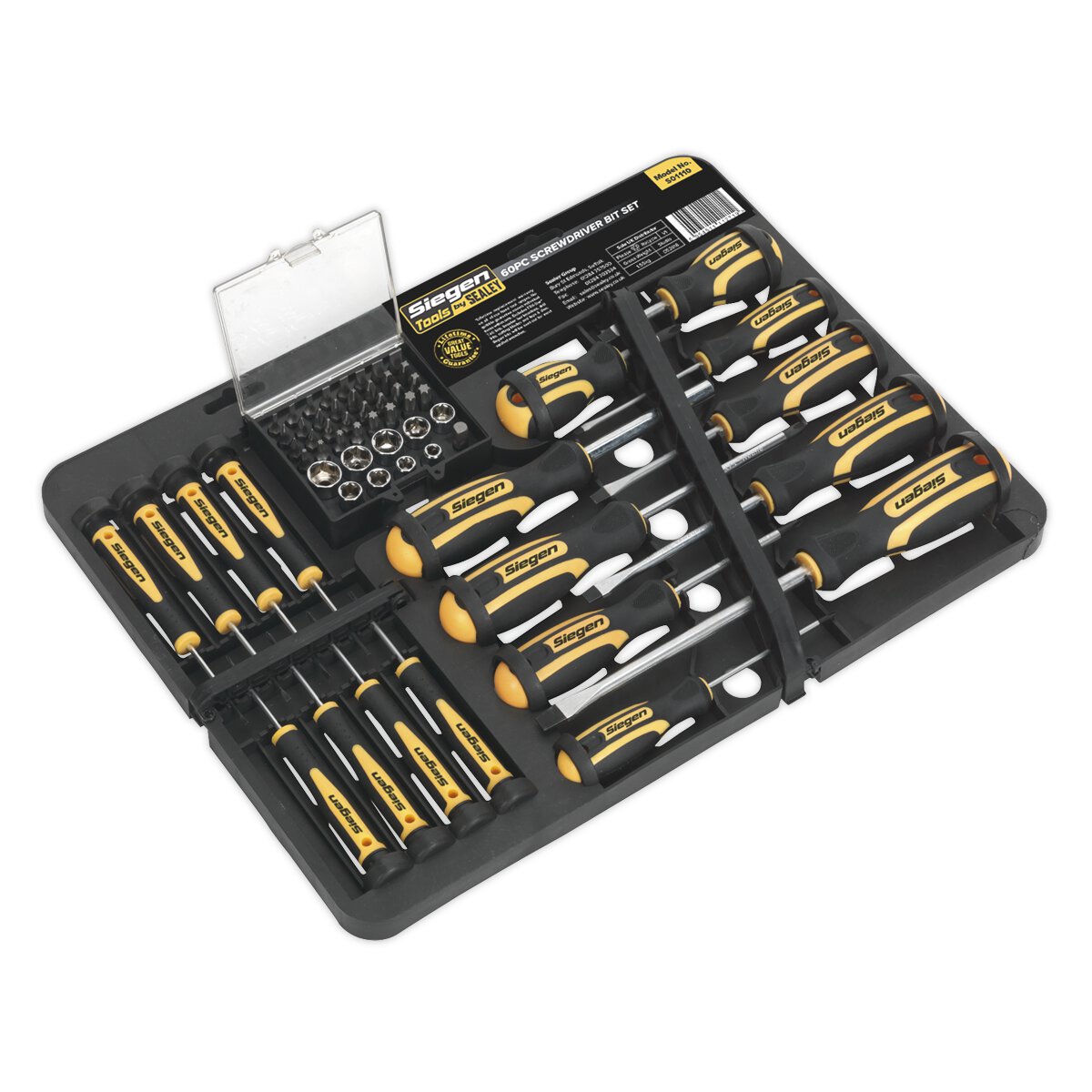 Screwdriver Bit Set 60pc