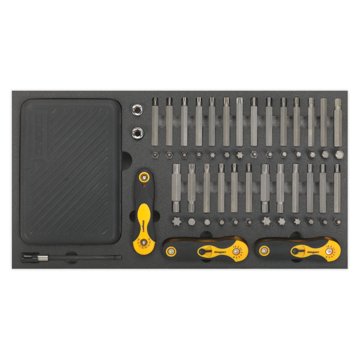 Tool Tray with Specialised Bits & Folding Hex Keys 192pc