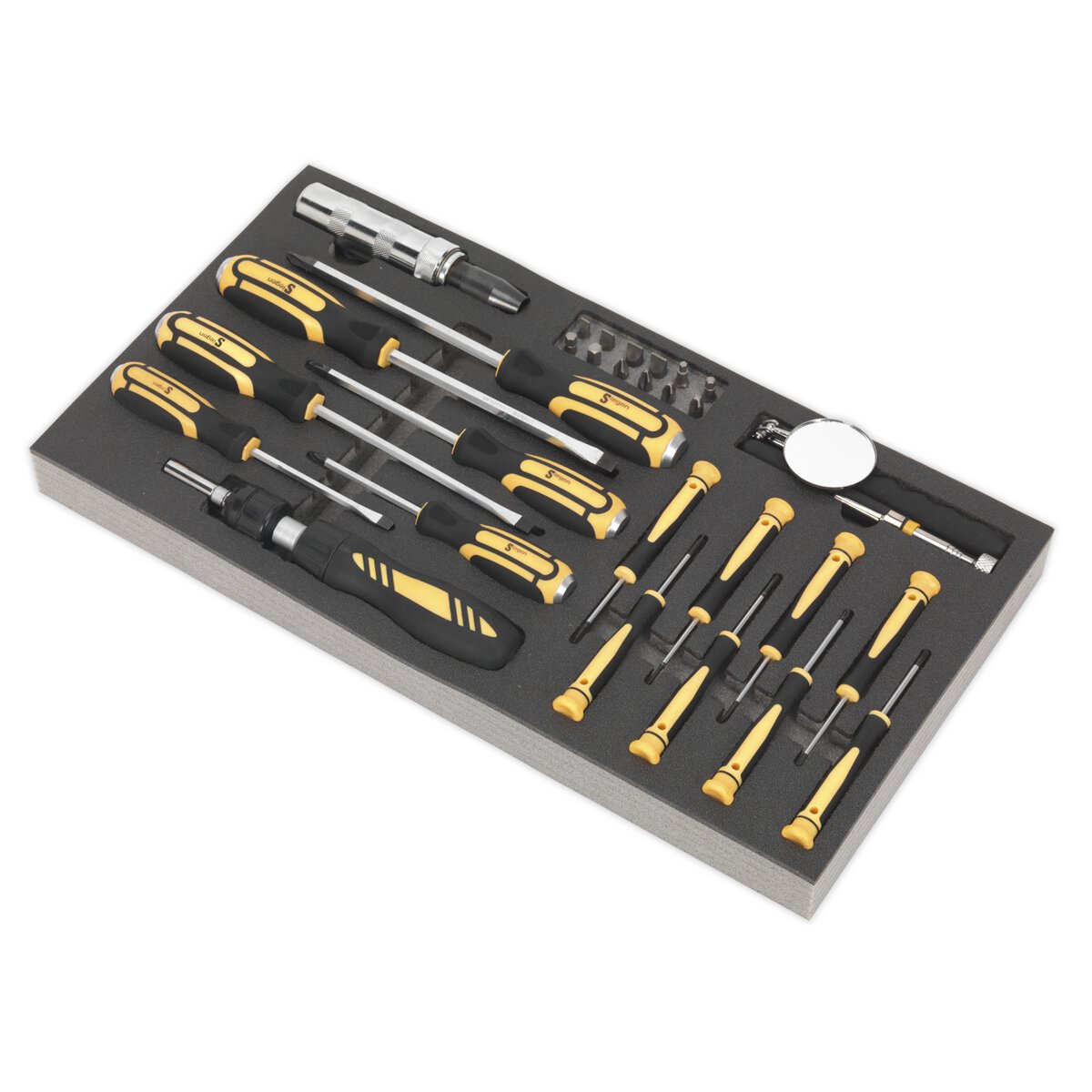 Tool Tray with Screwdriver Set 36pc