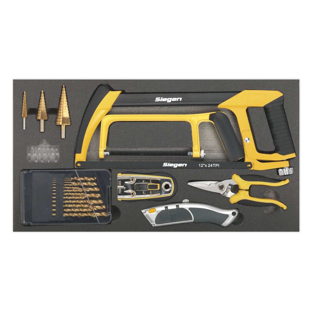 Tool Tray with Cutting & Drilling Set 28pc