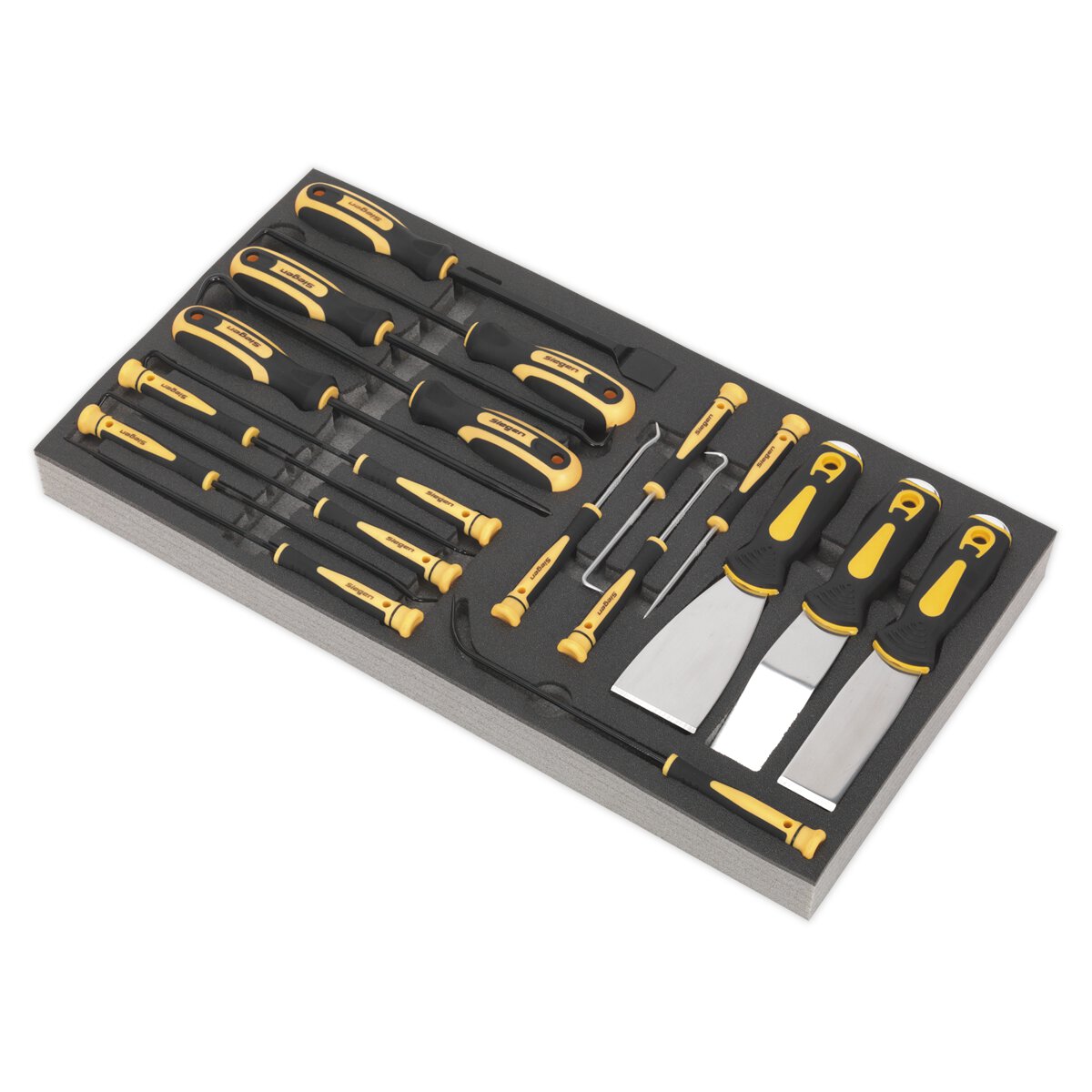 Tool Tray with Hook & Scraper Set 18pc