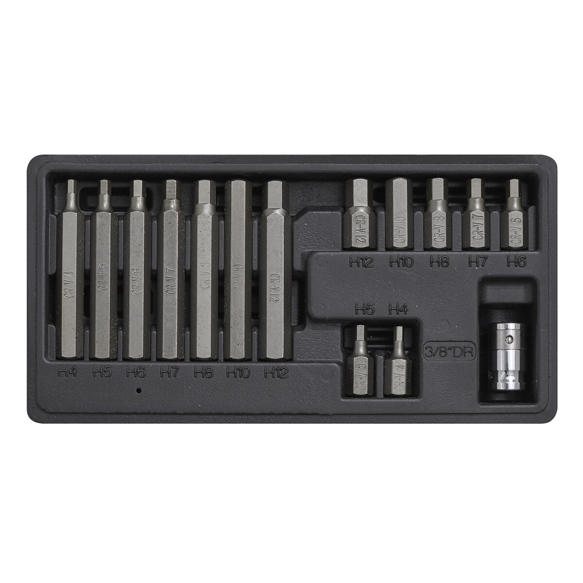 Hex Bit & Holder Set 15pc - Metric