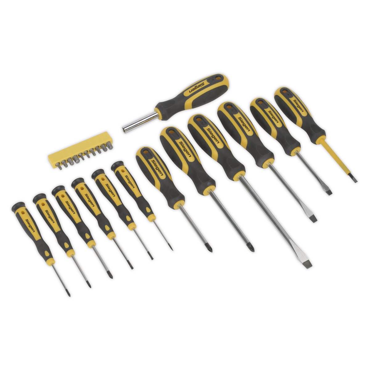 Soft Grip Screwdriver & Bit Set 23pc