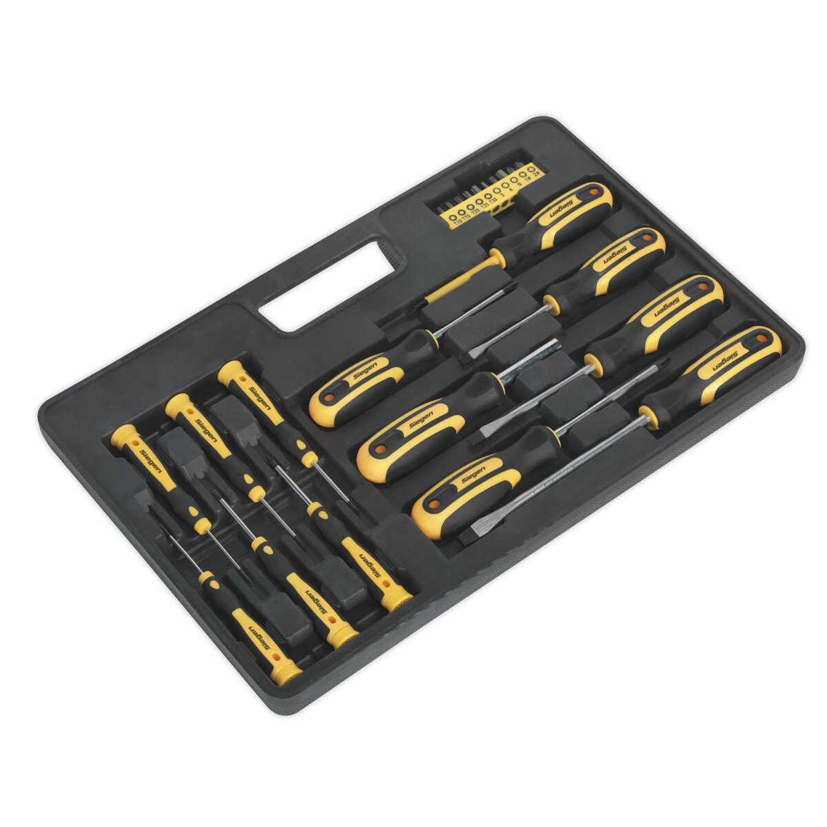 Soft Grip Screwdriver & Bit Set 23pc