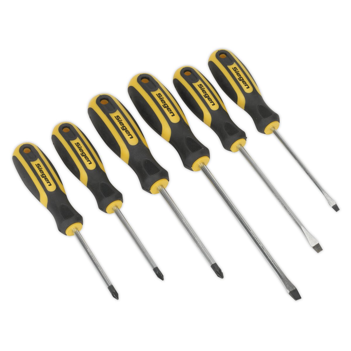 Soft Grip Screwdriver Set 6pc