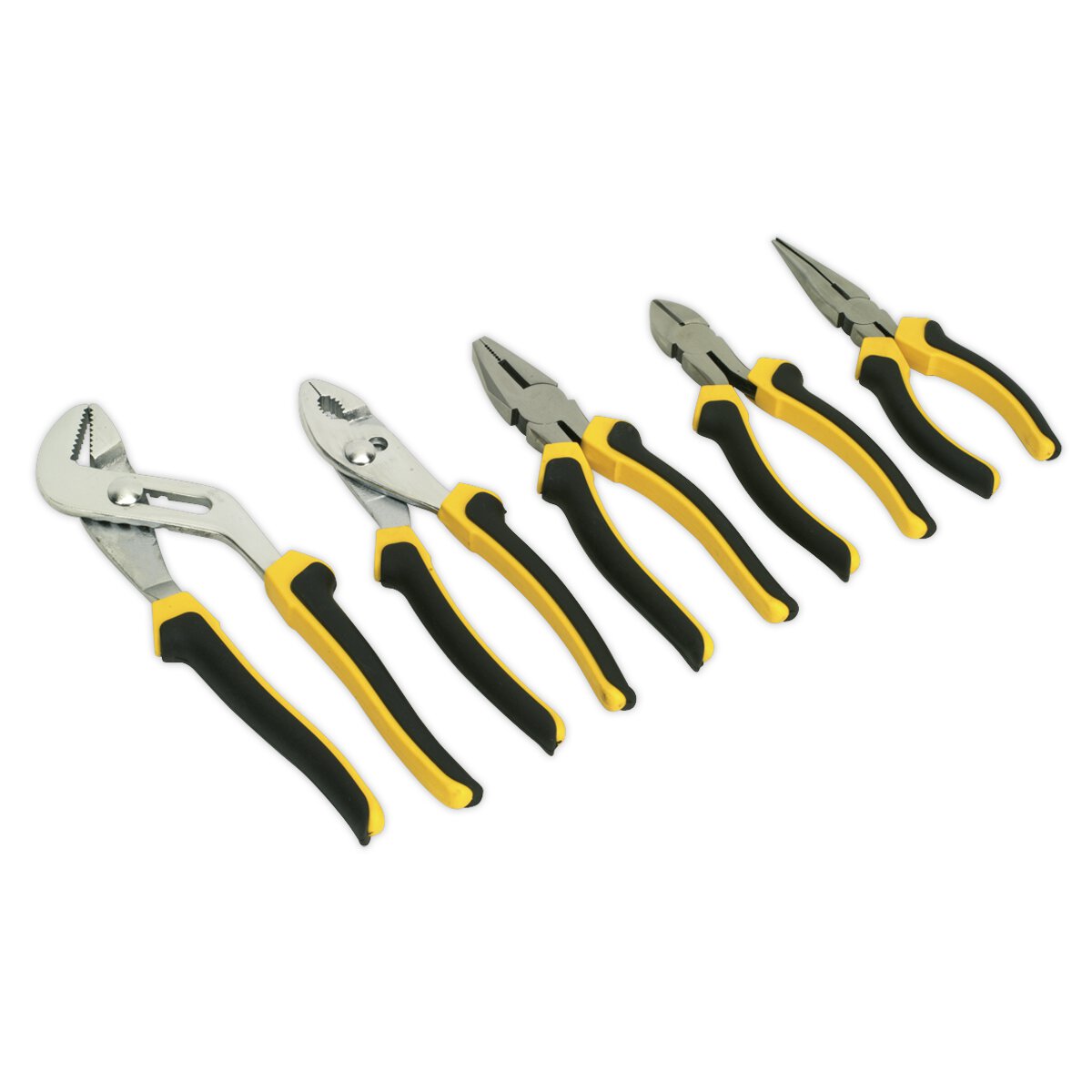 Comfort Grip Pliers Set 5pc