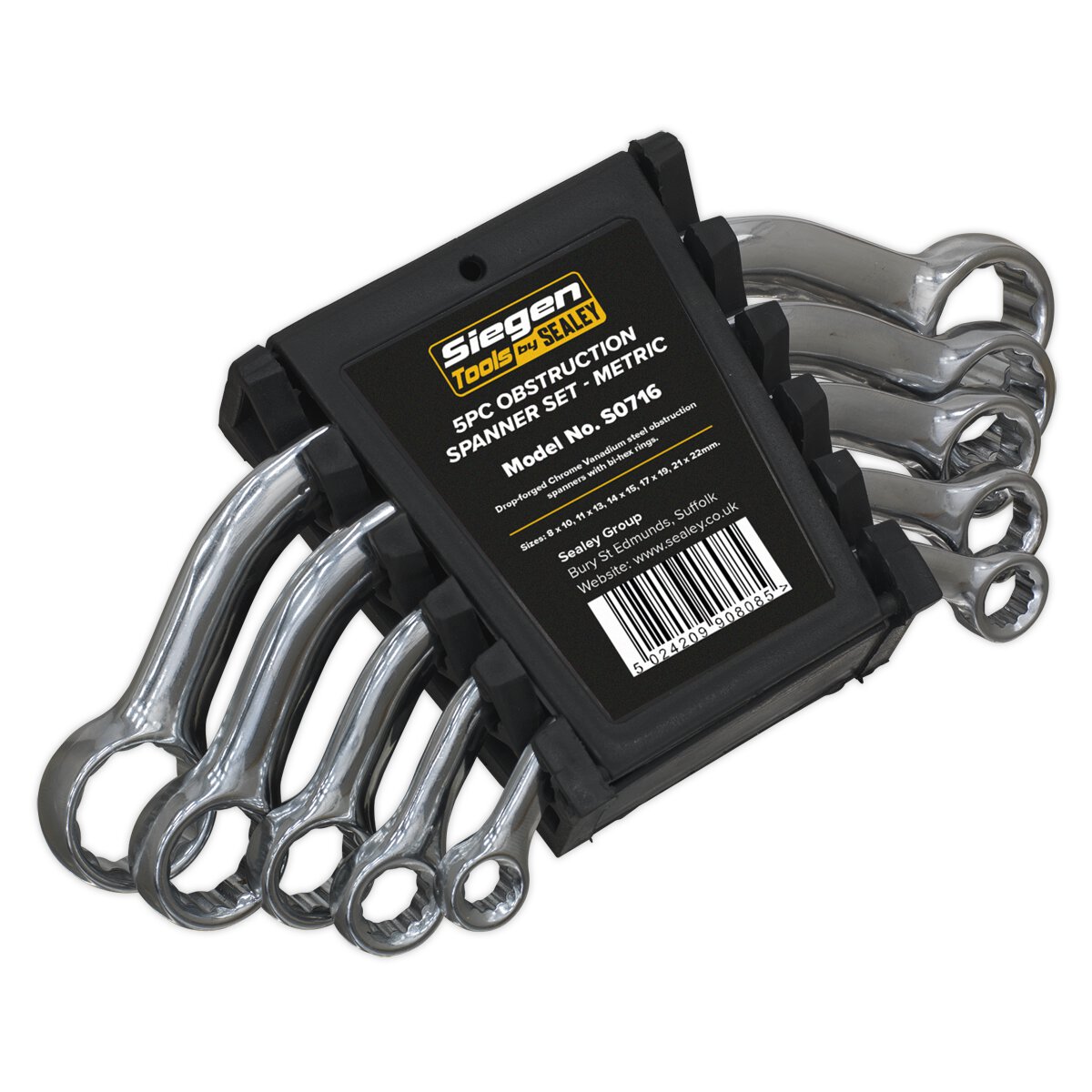 Obstruction Spanner Set 5pc Metric