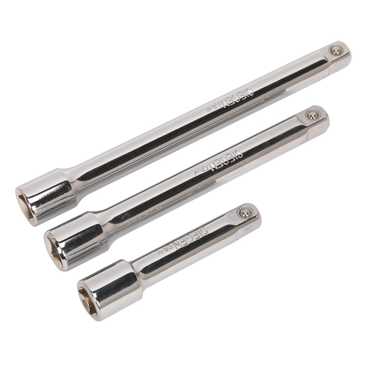 Extension Bar Set 3pc 3/8"Sq Drive