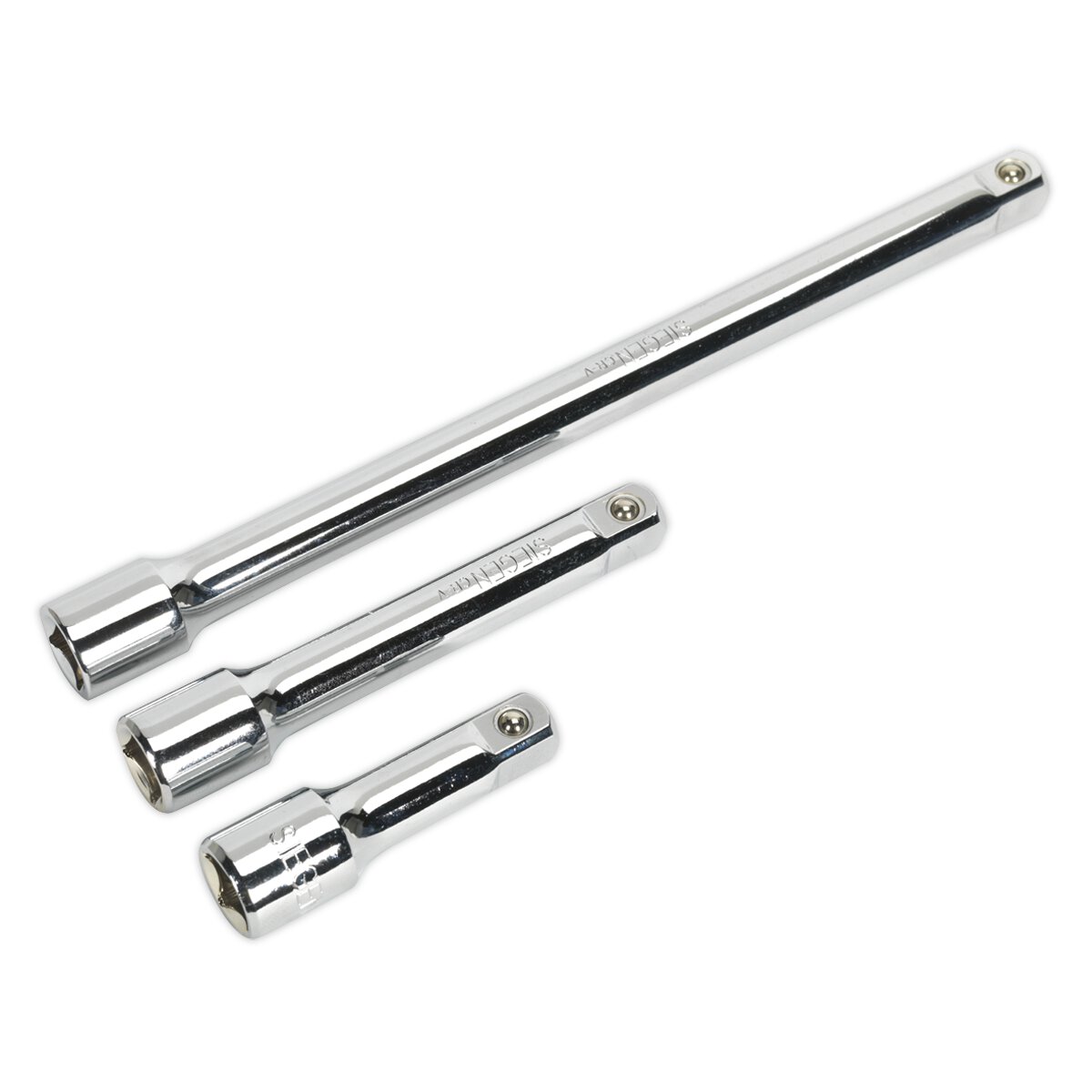 Extension Bar Set 3pc 1/2"Sq Drive