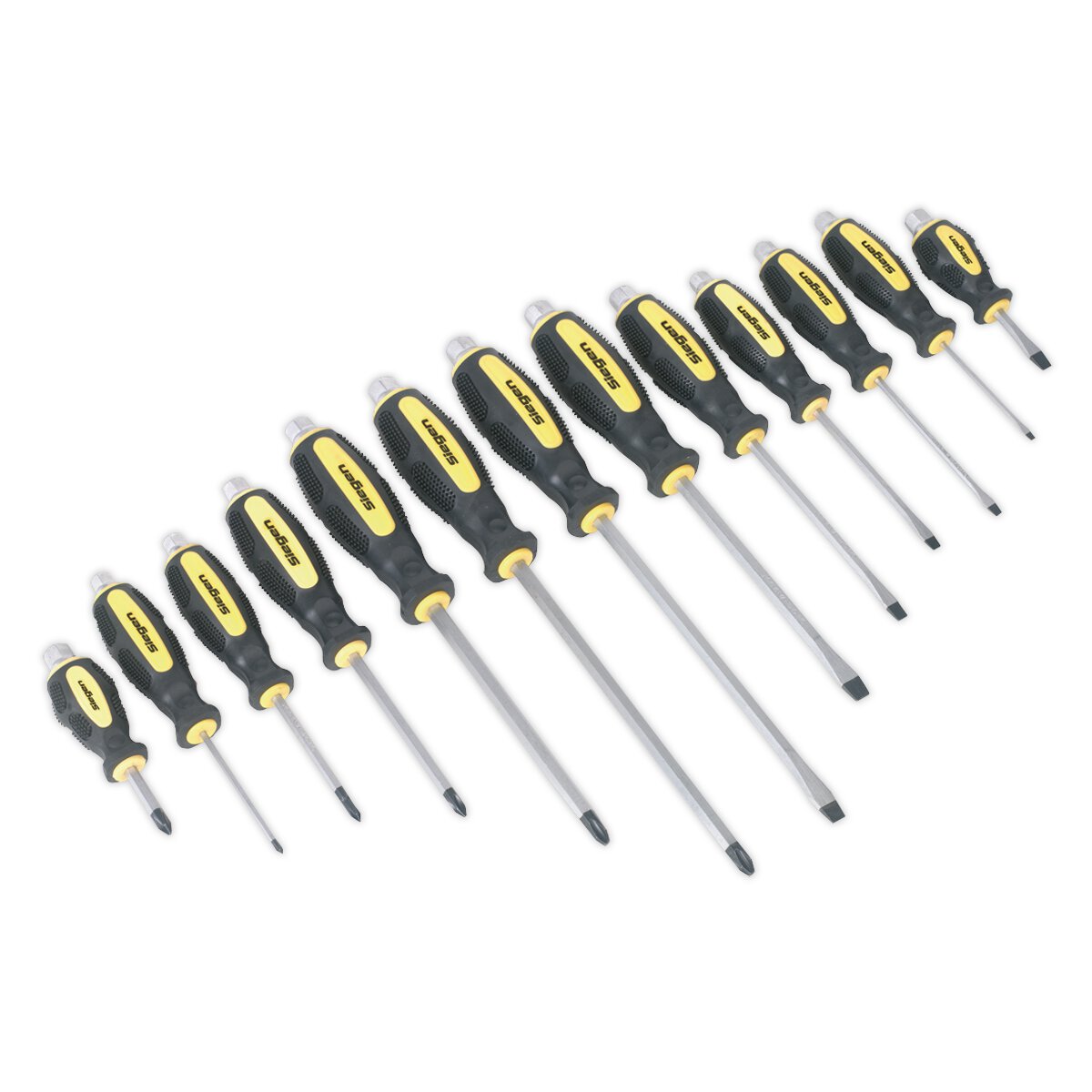 Screwdriver Set 13pc Hammer-Thru