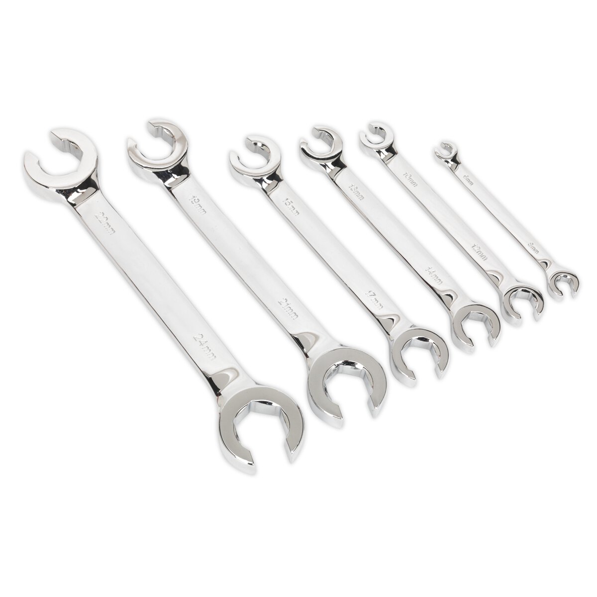 Flare Nut Spanner Set 6pc Metric