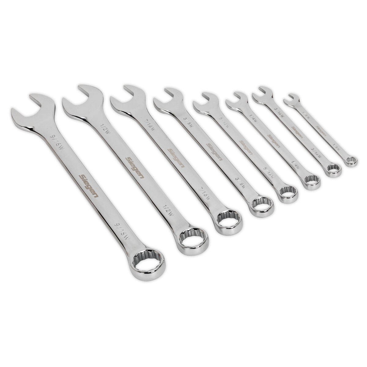 Combination Spanner Set 8pc Whitworth