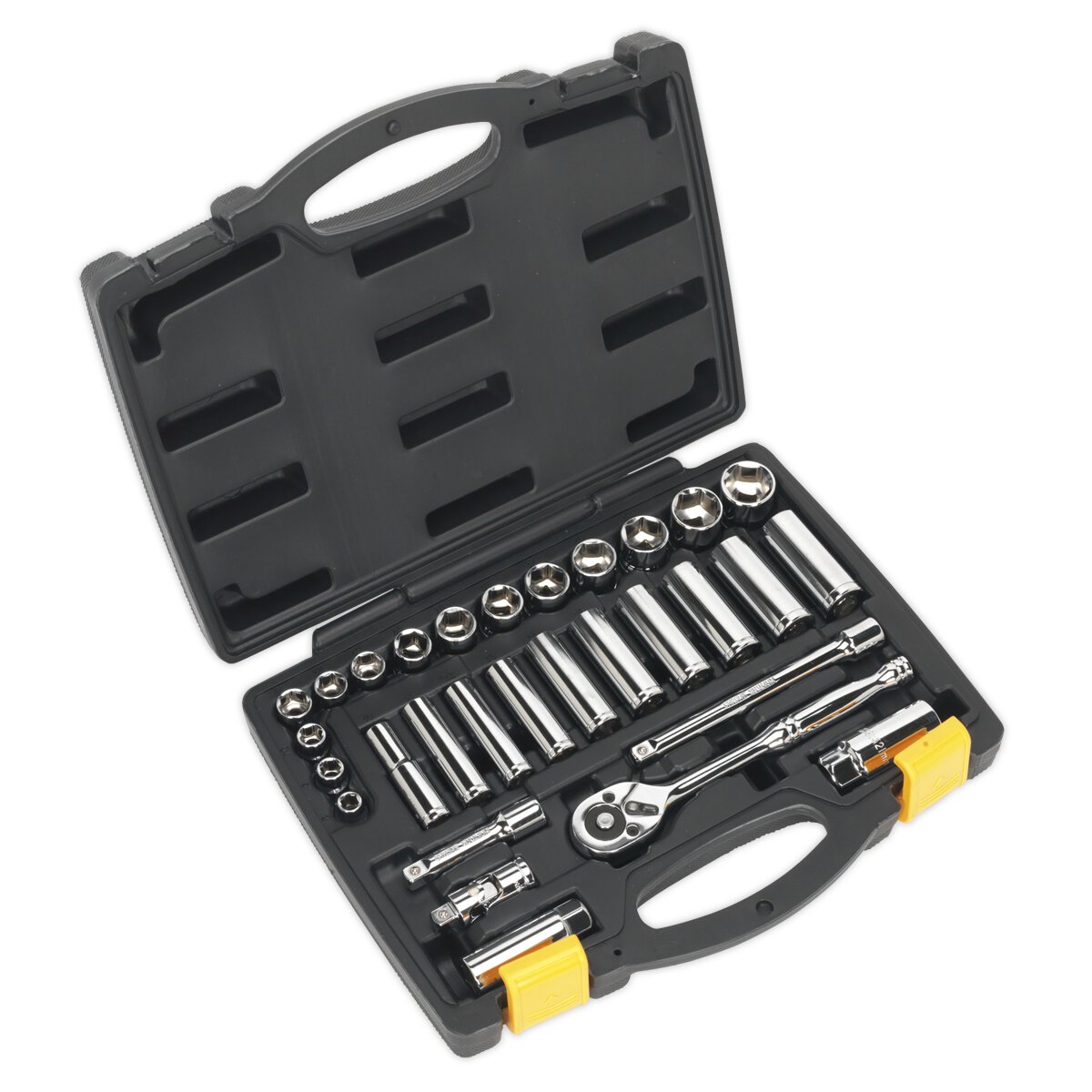 Socket Set 30pc 3/8"Sq Drive 6pt WallDrive® Metric