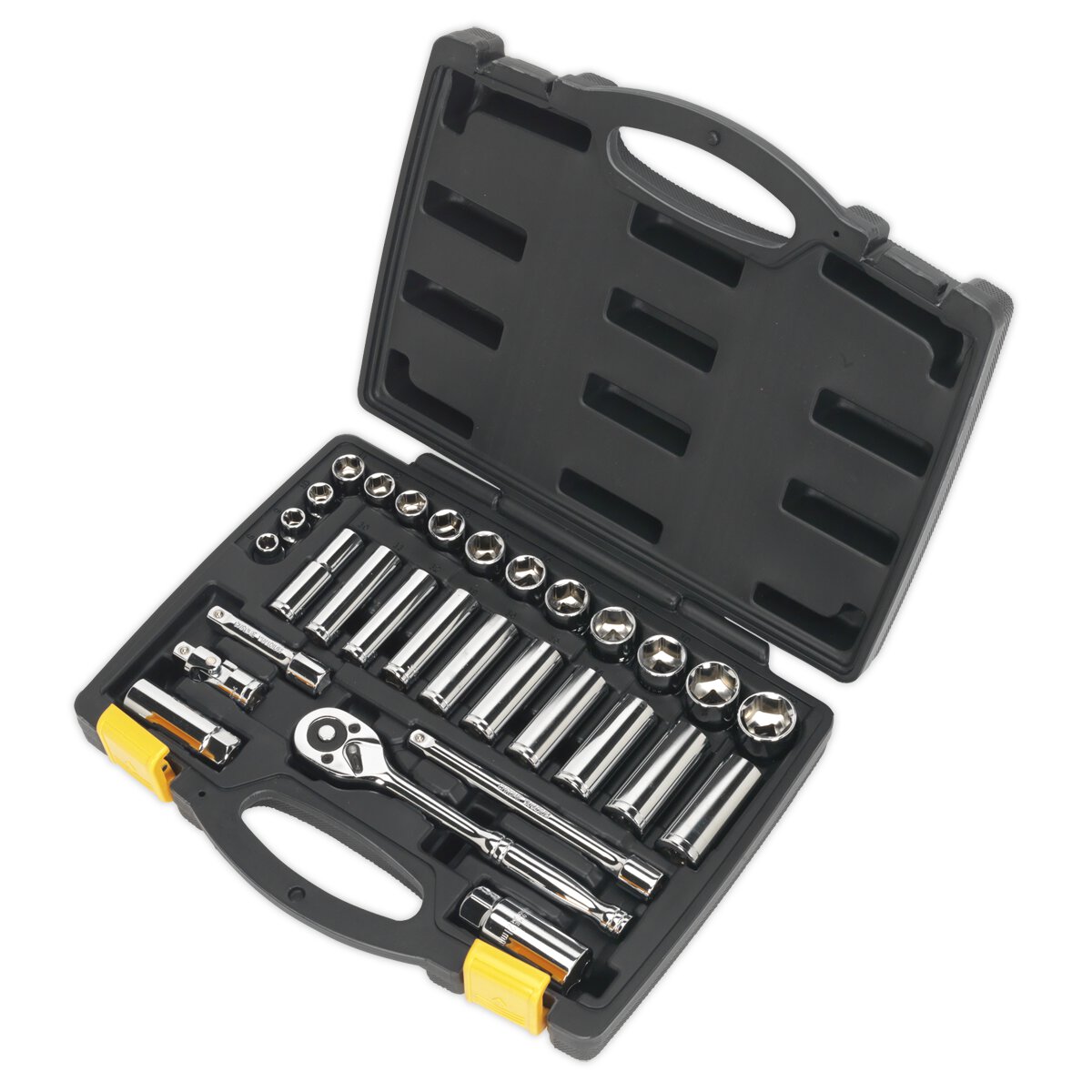 Socket Set 30pc 3/8"Sq Drive 6pt WallDrive® Metric