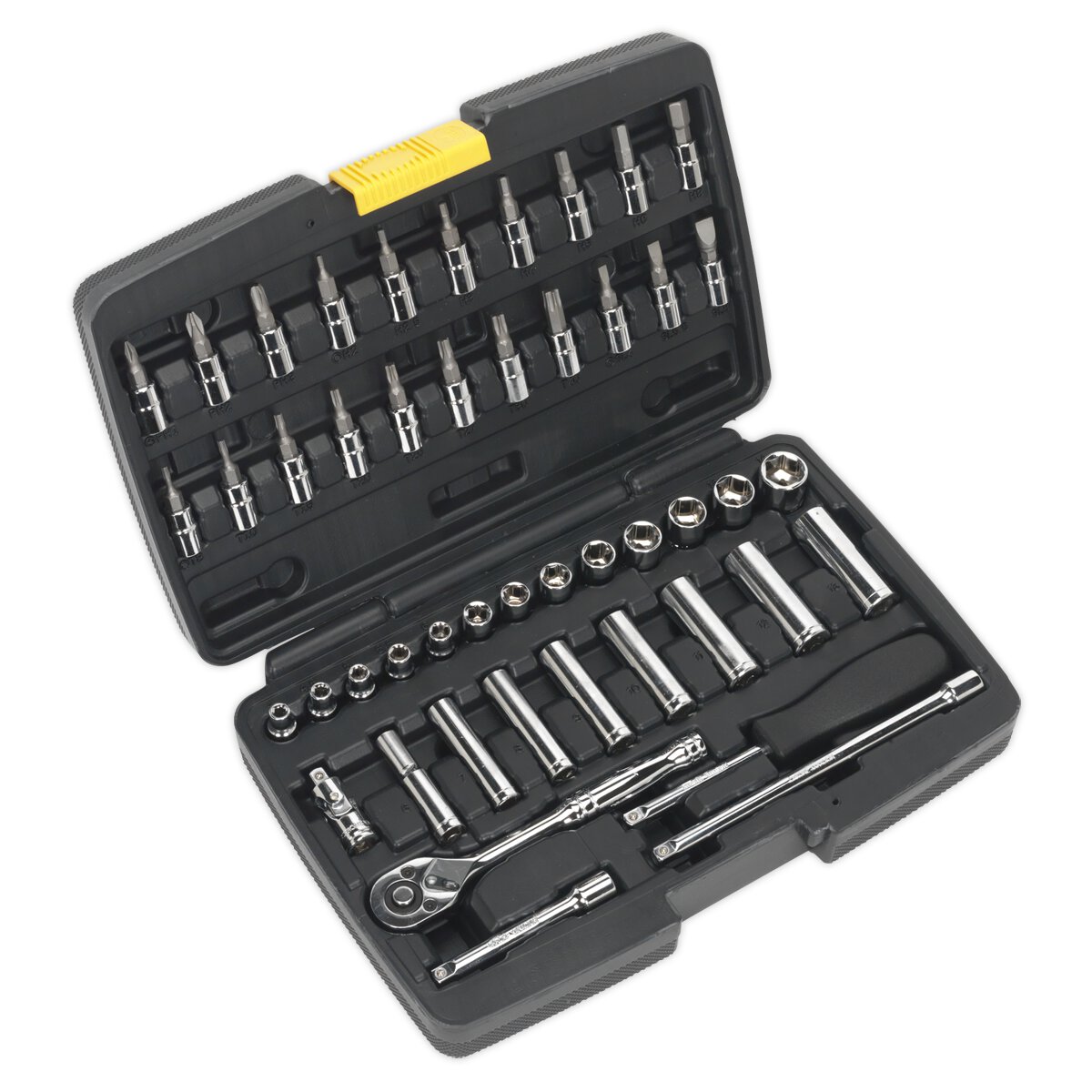 Socket Set 47pc 1/4"Sq Drive 6pt WallDrive® Metric