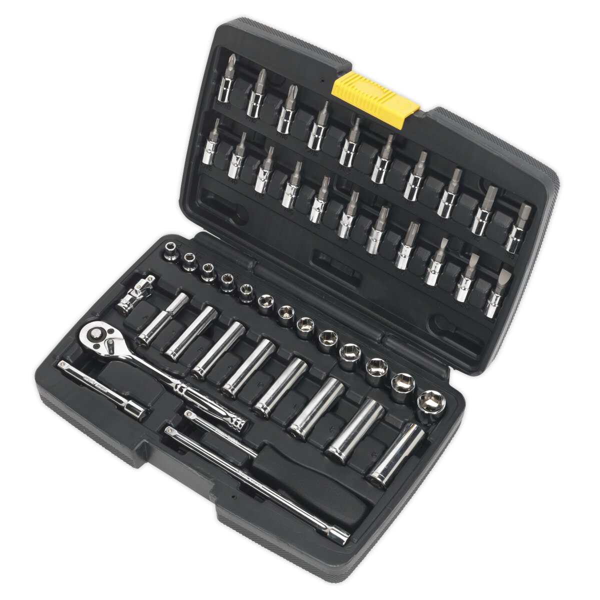 Socket Set 47pc 1/4"Sq Drive 6pt WallDrive® Metric