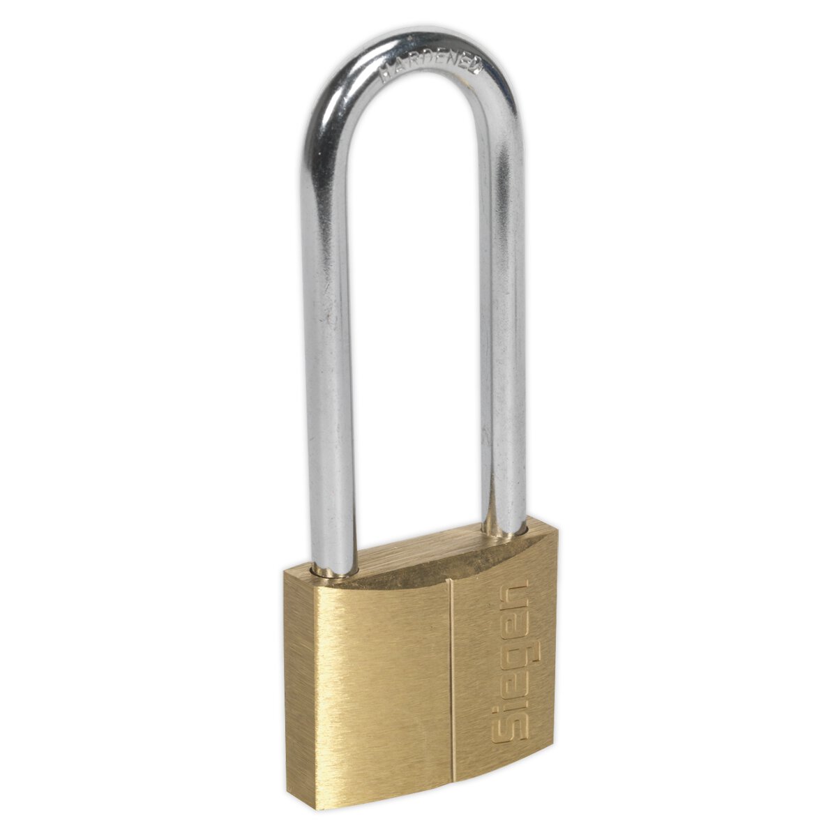 Brass Body Padlock with Brass Cylinder Long Shackle 40mm