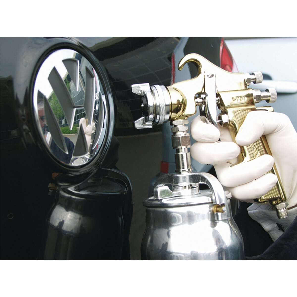 Spray Gun Professional Suction Feed 1.8mm Set-Up