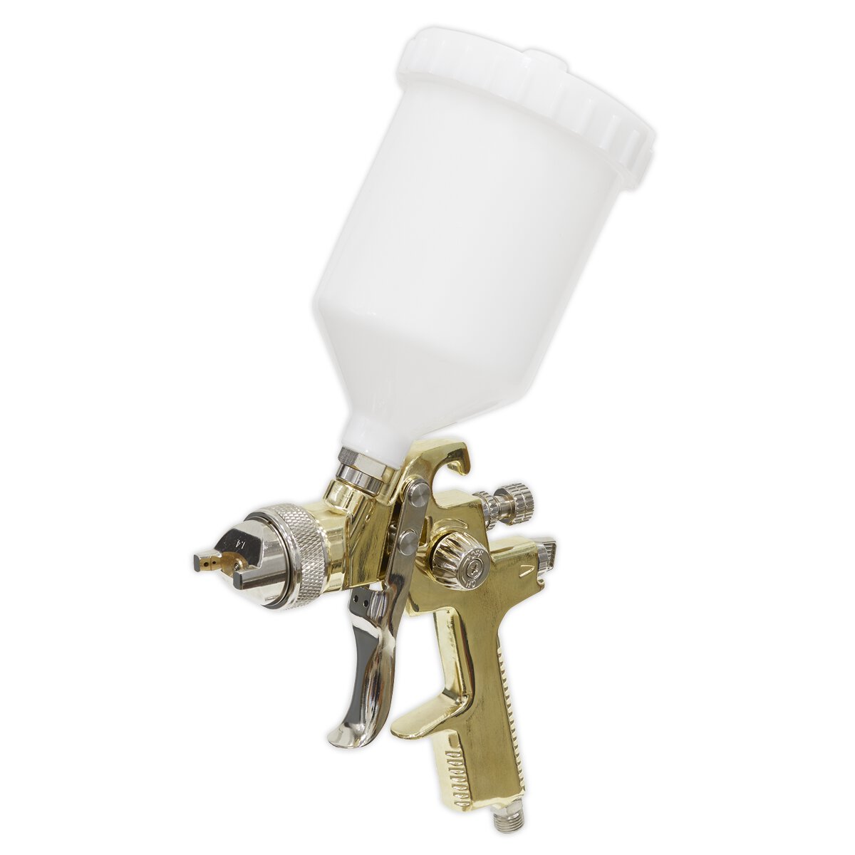 Gravity Feed Spray Gun 1.4mm Set-Up Gold Series