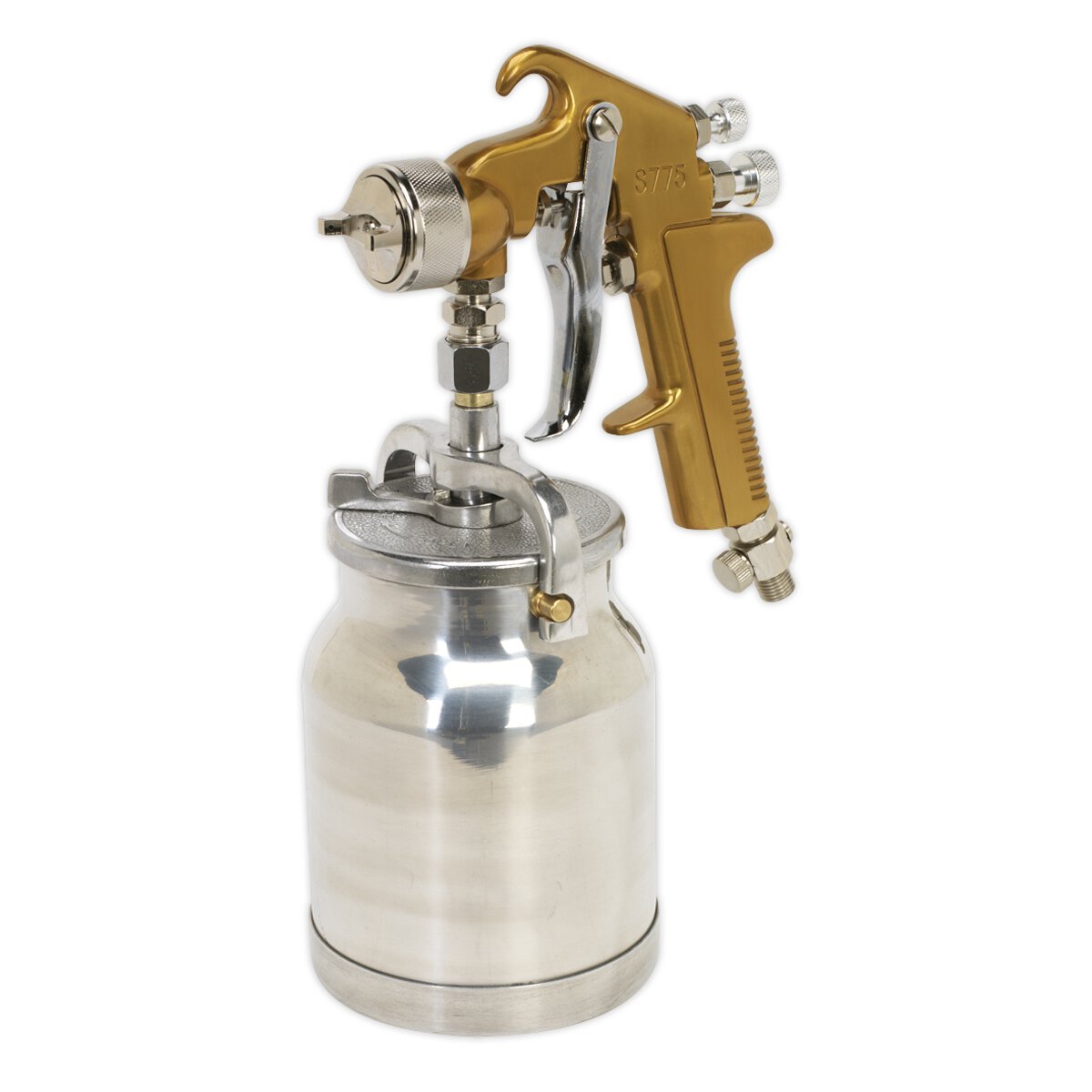 Spray Gun Suction Feed Siegen Brand 1.7mm Set-Up