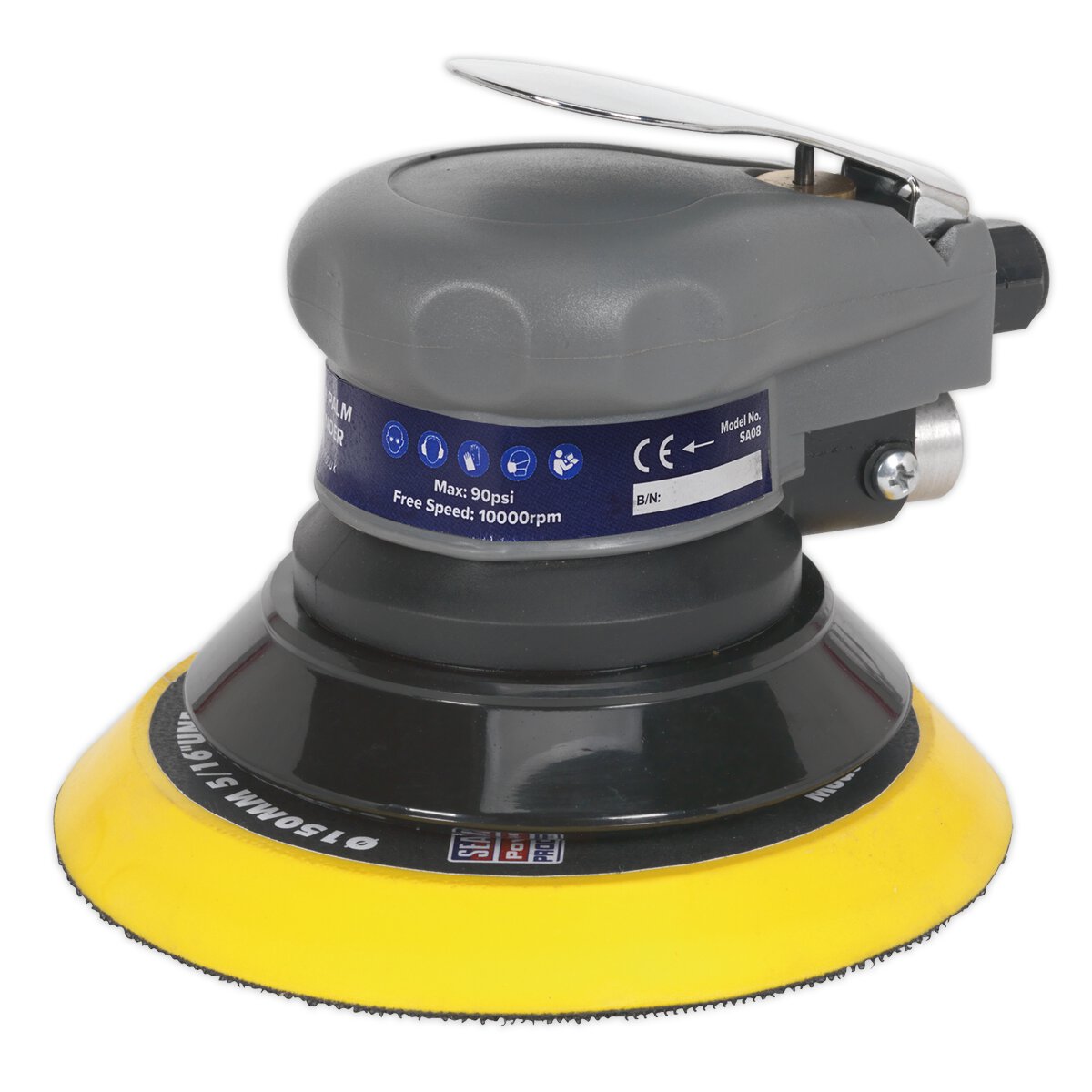 Air Palm Orbital Sander Ø150mm