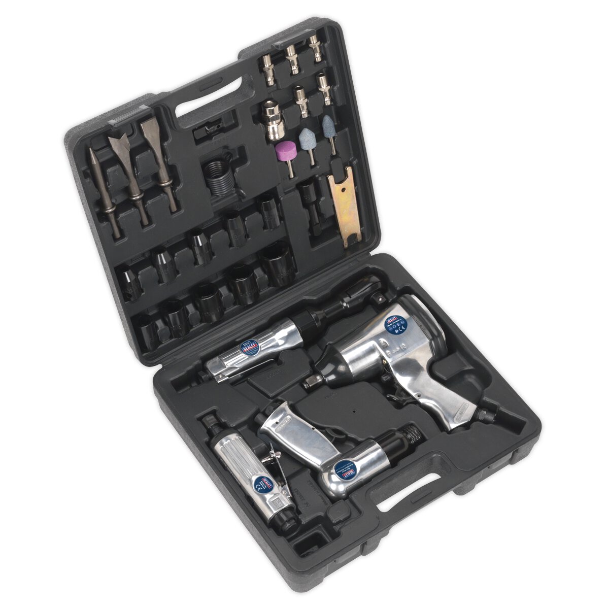 Air Tool Kit 4pc with Accessories