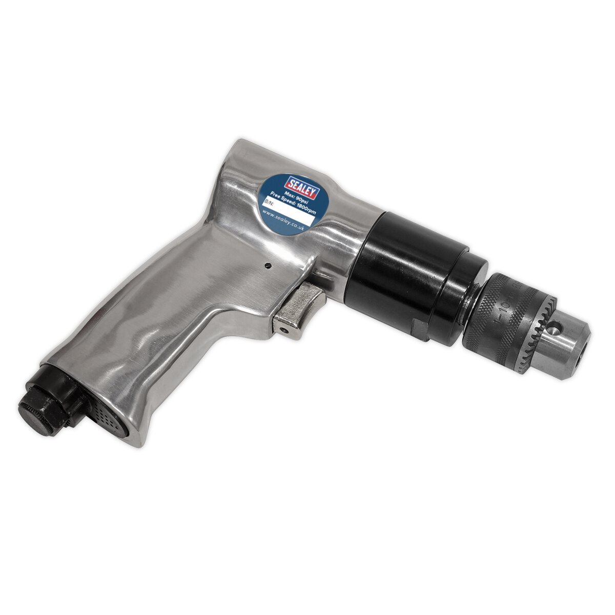Air Drill Ø10mm 1800rpm Reversible